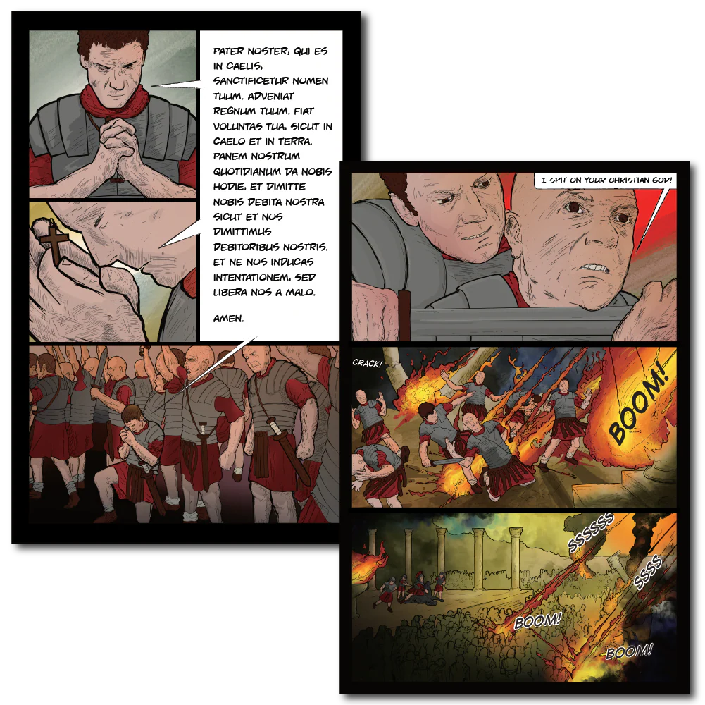 20 Pack of Saint Michael Defend Us In Battle Comic Book - Image 3