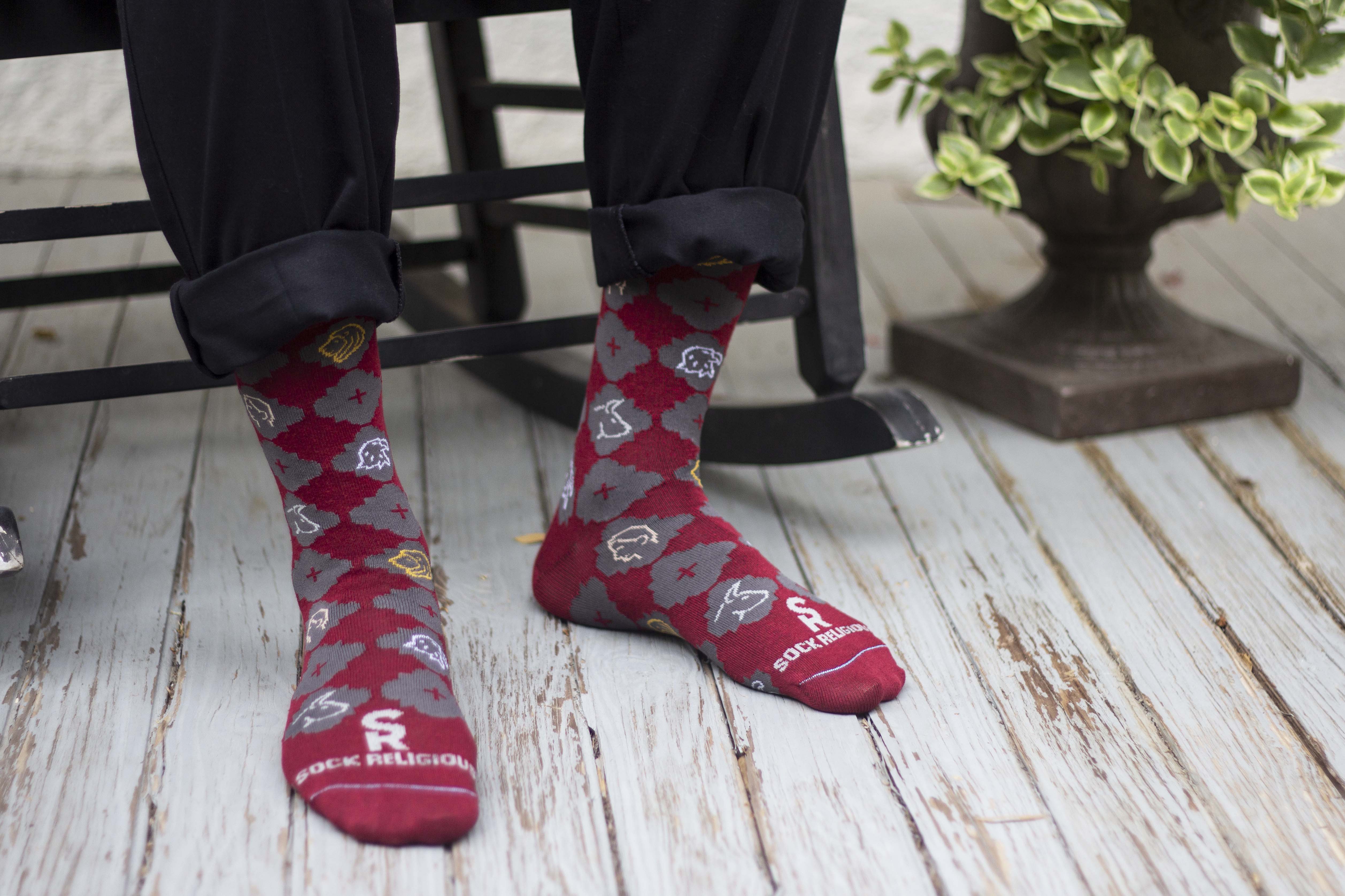 4 Evangelists Adult Socks - Image 2