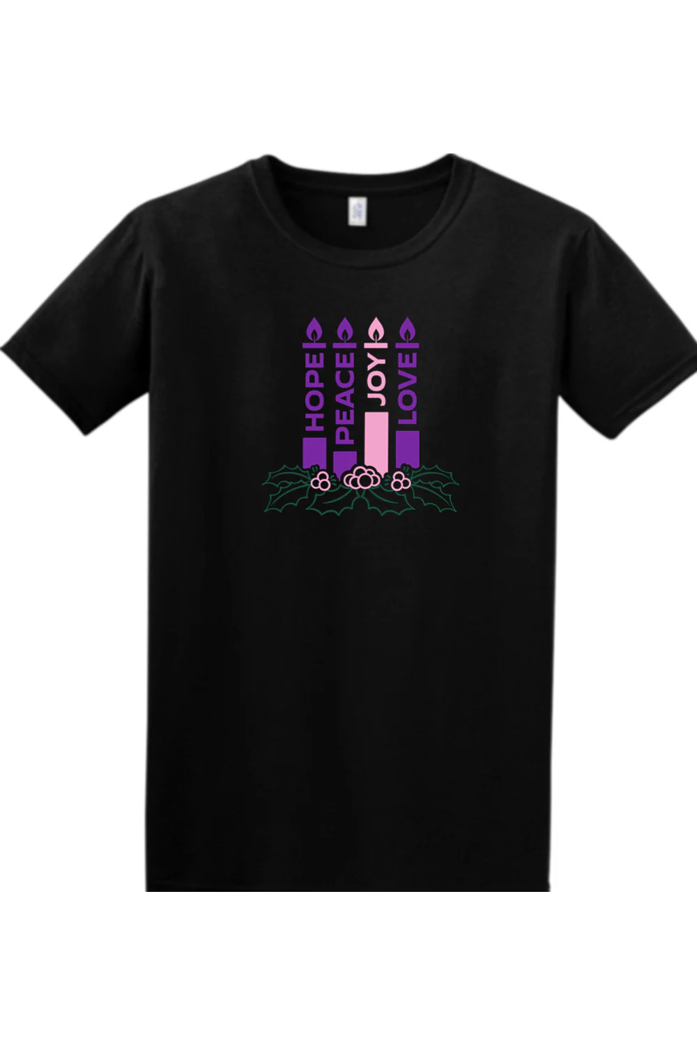 Advent Wreath Adult T-shirt - Image 13