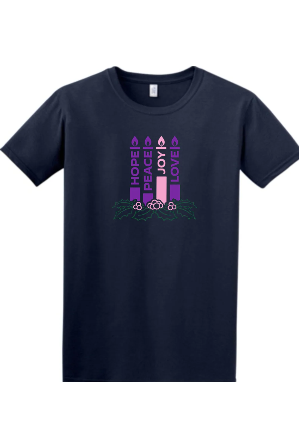 Advent Wreath Adult T-shirt - Image 30