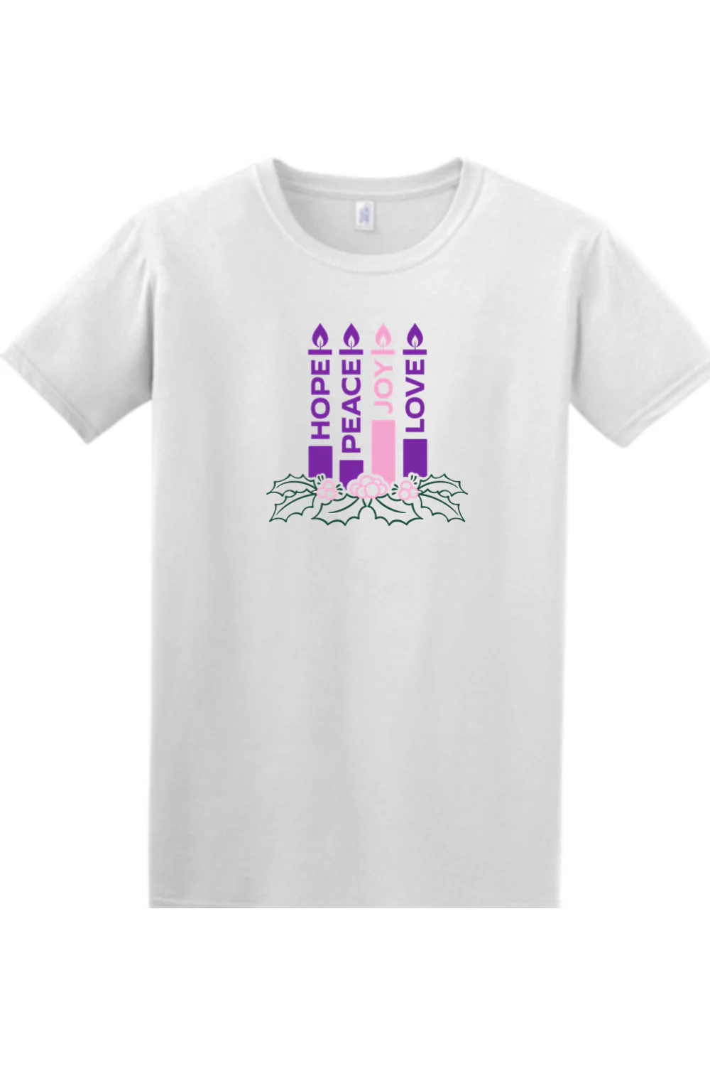 Advent Wreath Adult T-shirt - Image 7