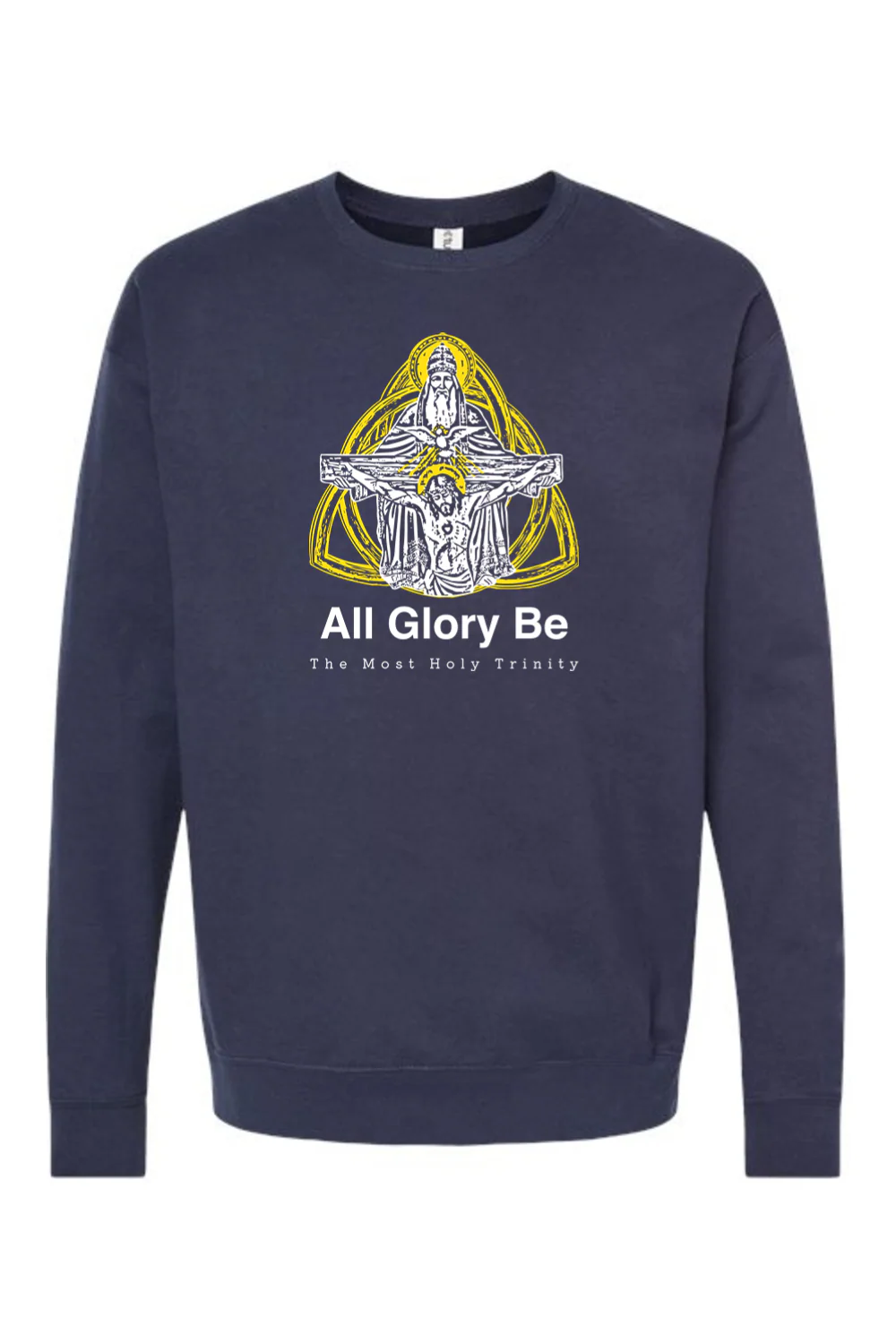 All Glory Be - Holy Trinity Crewneck Sweatshirt - Image 7
