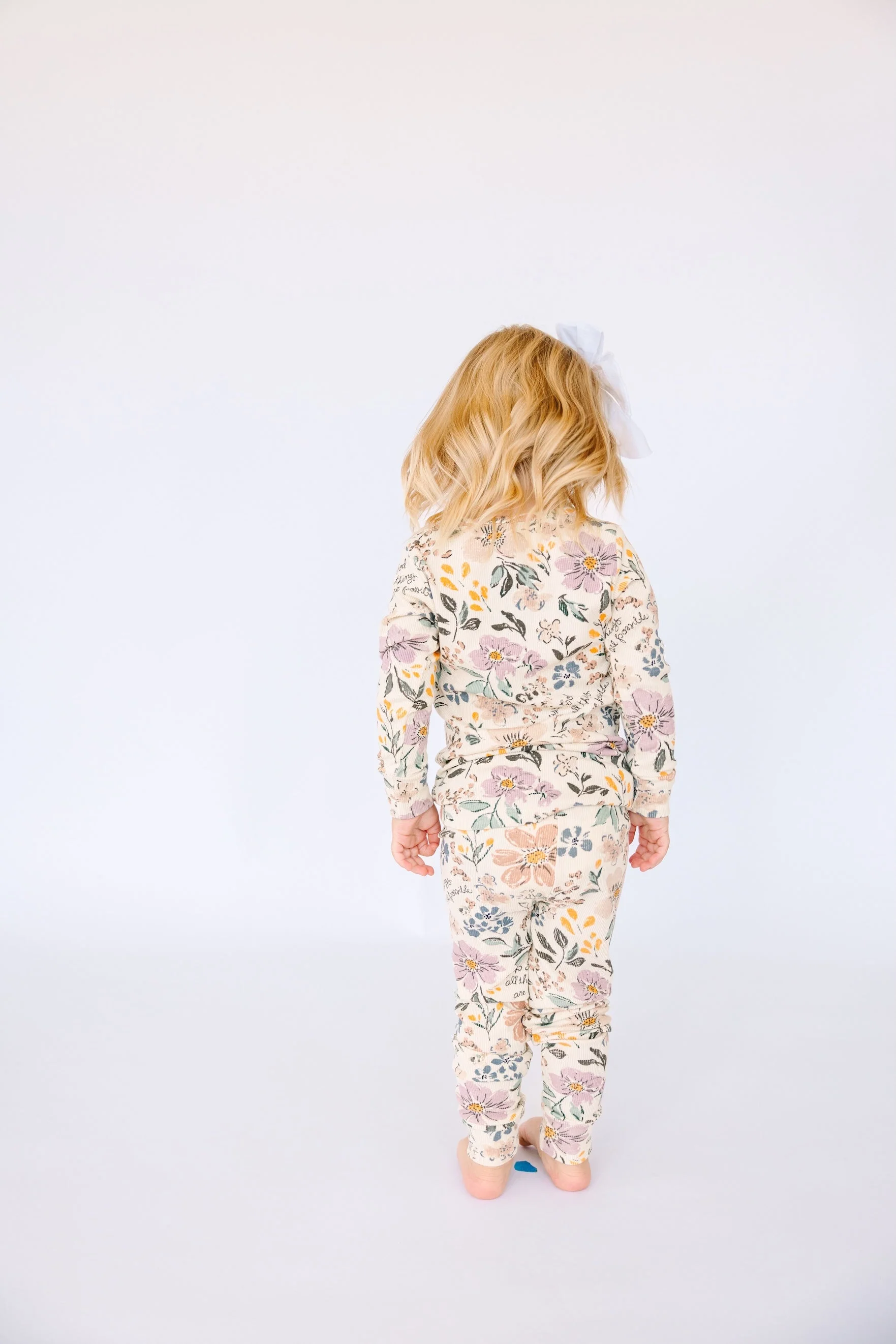 All Things Are Possible PJ Long Sleeve Set Ribbed Cotton-Bamboo Blend - Image 7