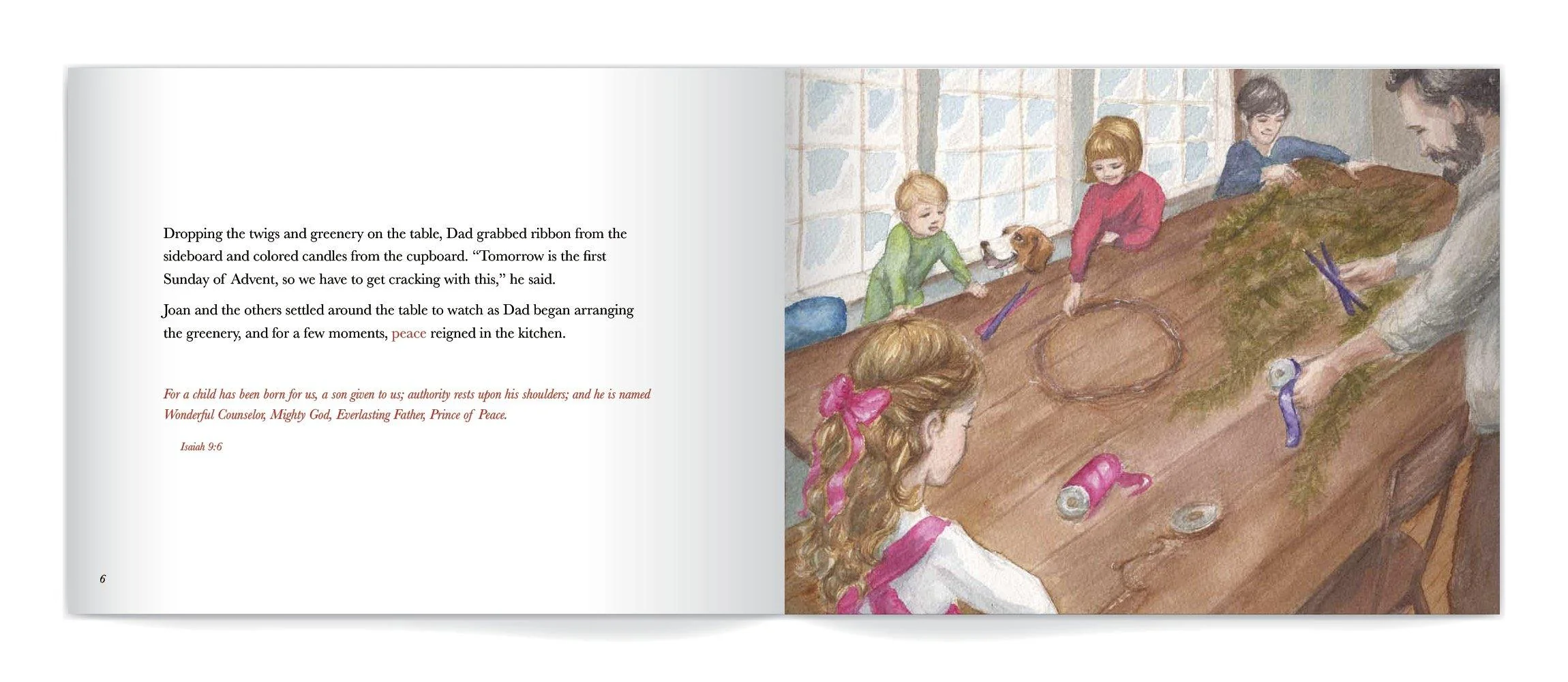 An Advent Hope: A Children's Book about Family Advent Traditions - Image 2
