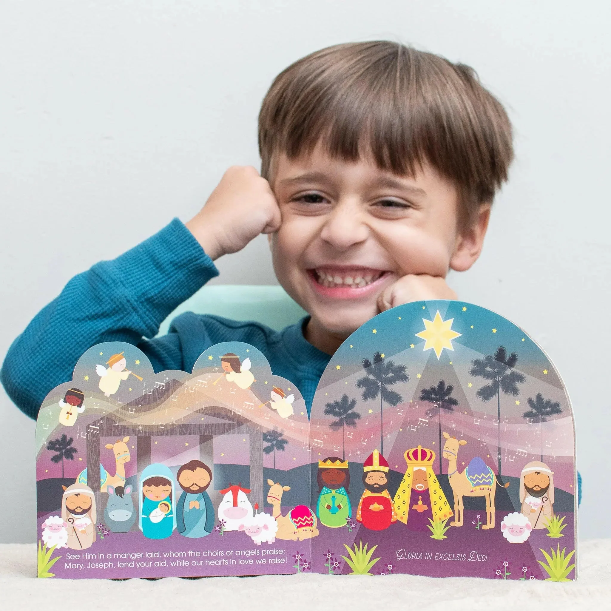 Angels We Have Heard On High shaped book - Image 5