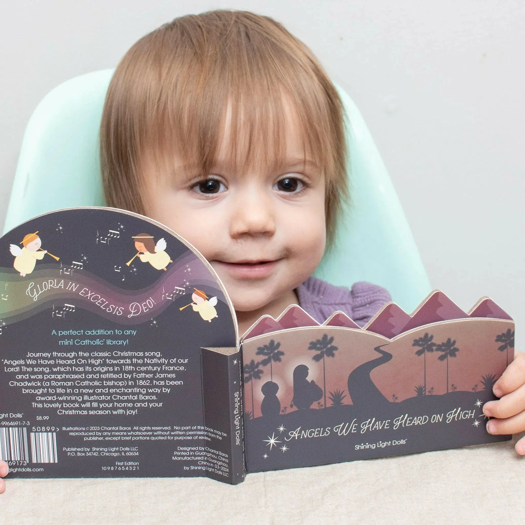 Angels We Have Heard On High shaped book - Image 7