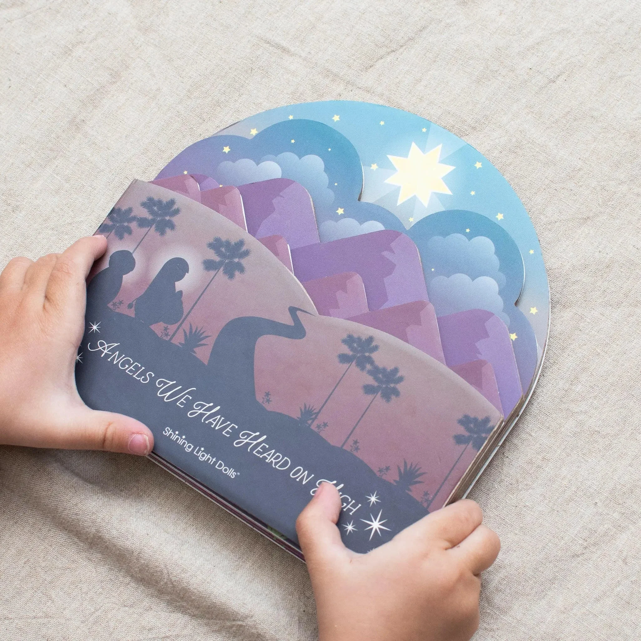 Angels We Have Heard On High shaped book - Image 8