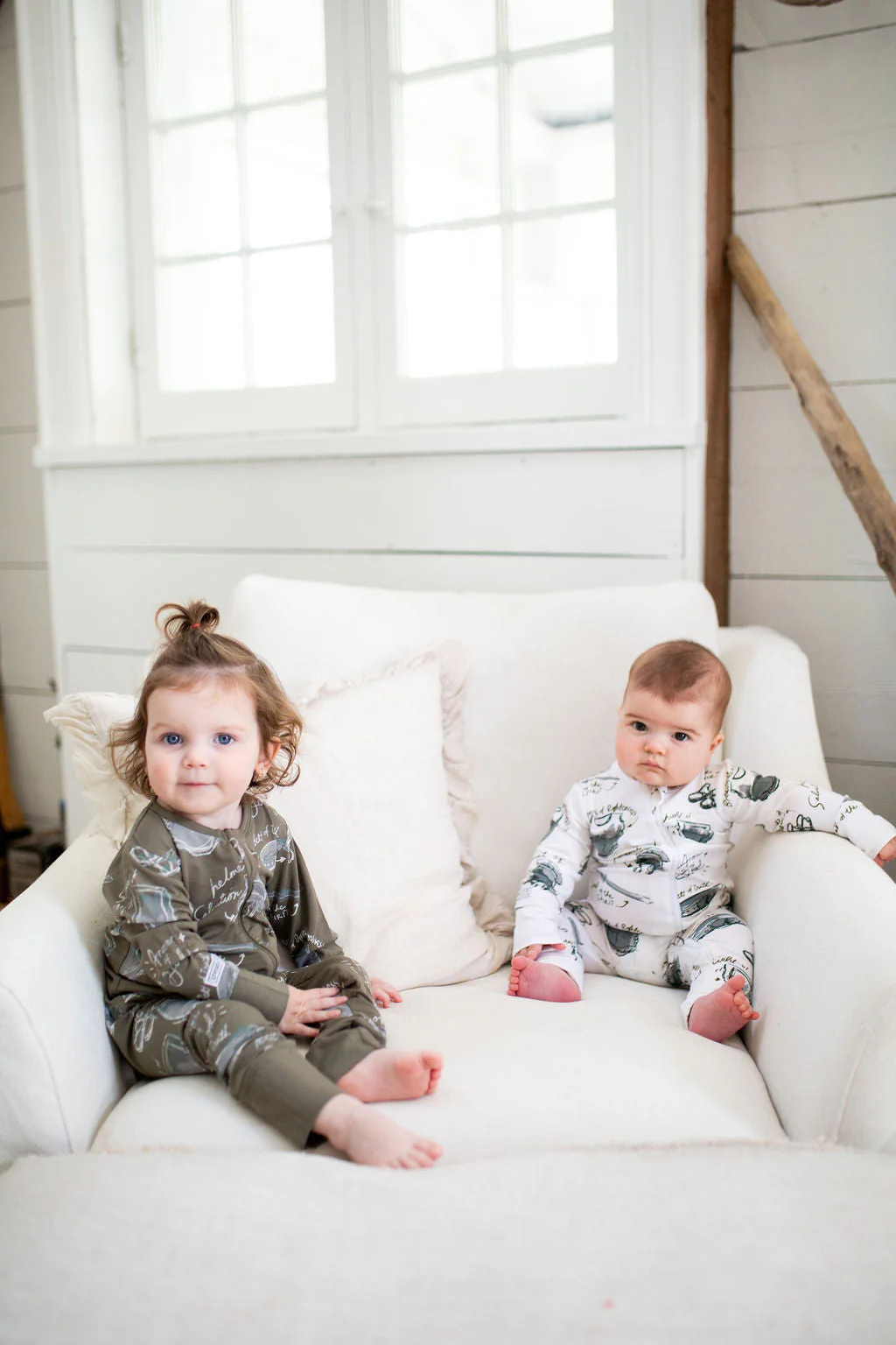 Armor of God Green PJ Footless Onesie Bamboo - Image 4