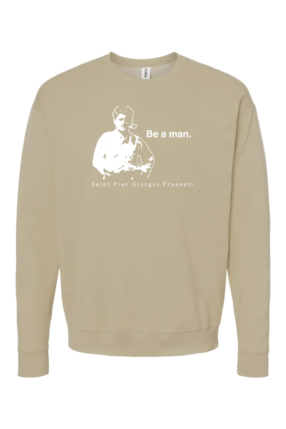 Be a Man - St. Pier Giorgio Frassati Crewneck Sweatshirt - Image 25