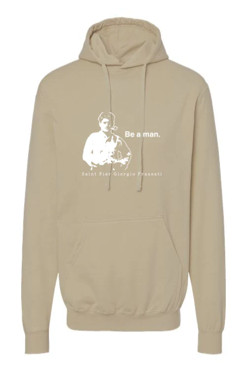Be a Man  - St. Pier Giorgio Frassati Hoodie Sweatshirt - Image 23