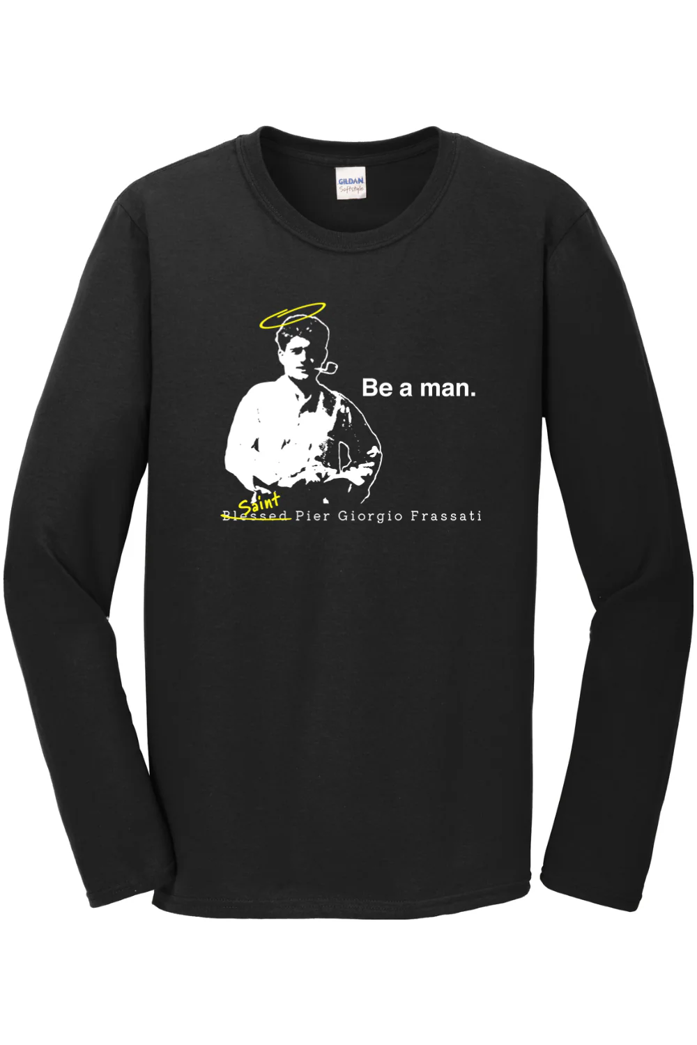 Be a Man - St. Pier Giorgio Frassati Long Sleeve - Image 6