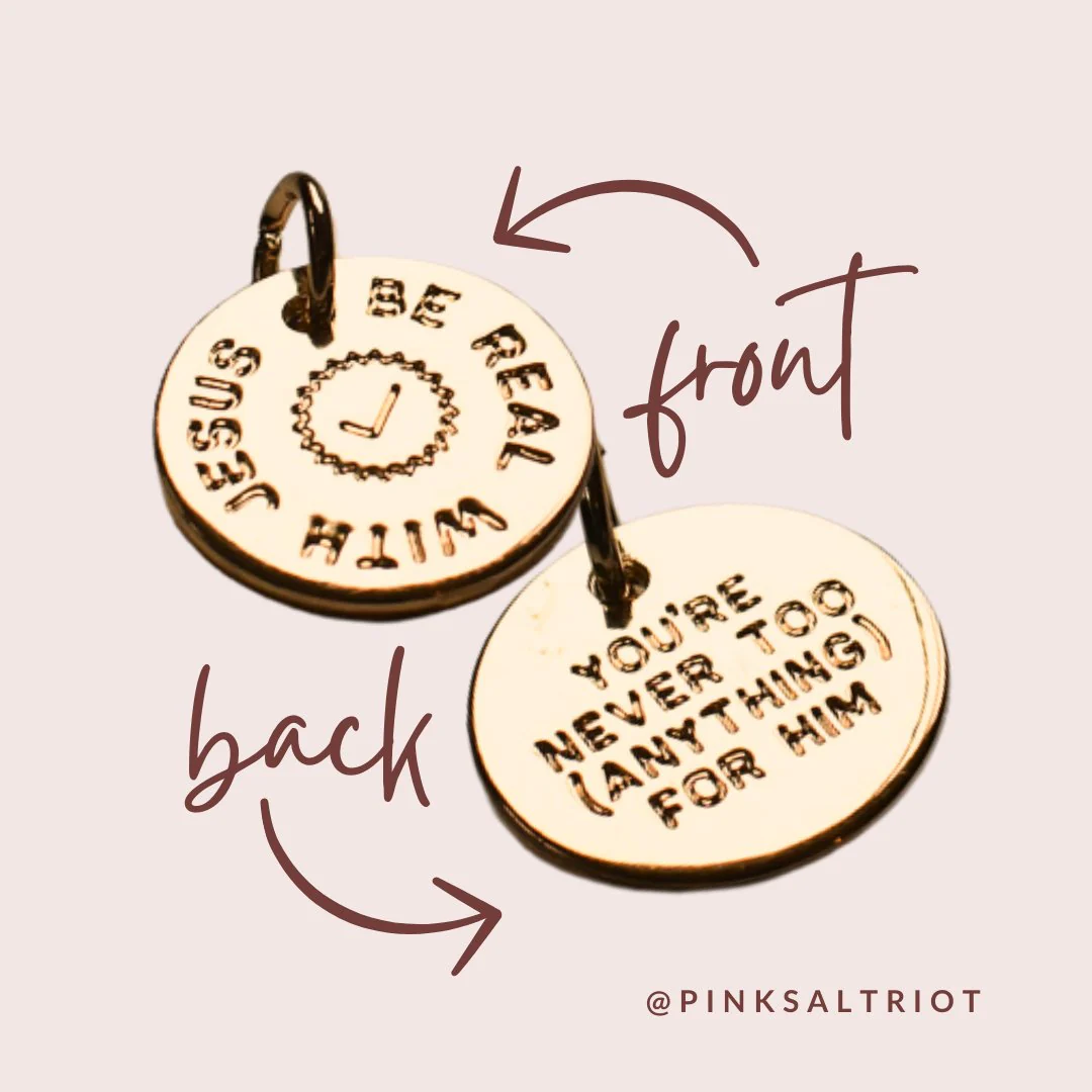 Be Real with Jesus Gold Necklace - Image 2