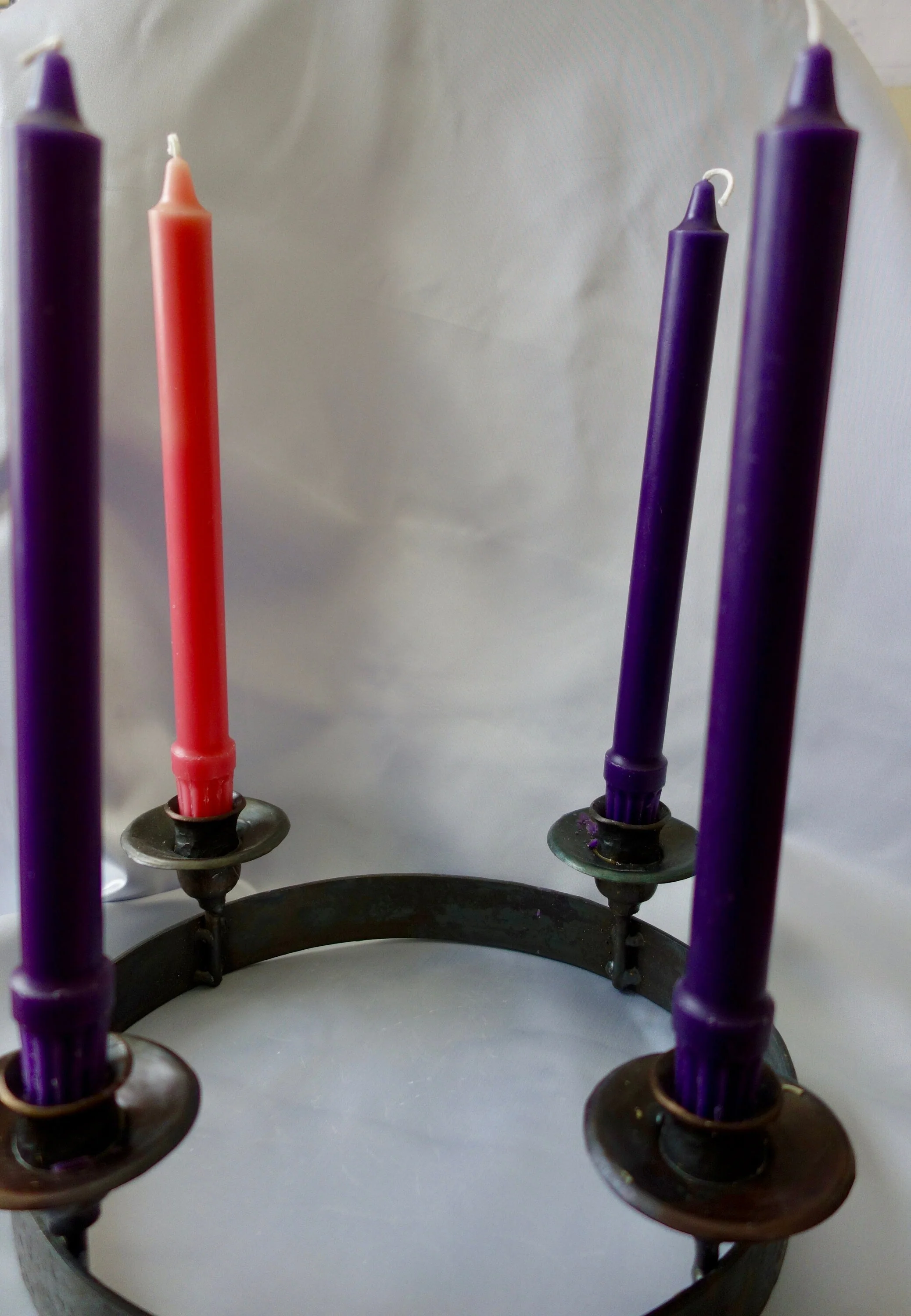Beeswax Advent Tapers, Set of 4 10 inch Colonial Style - Image 5