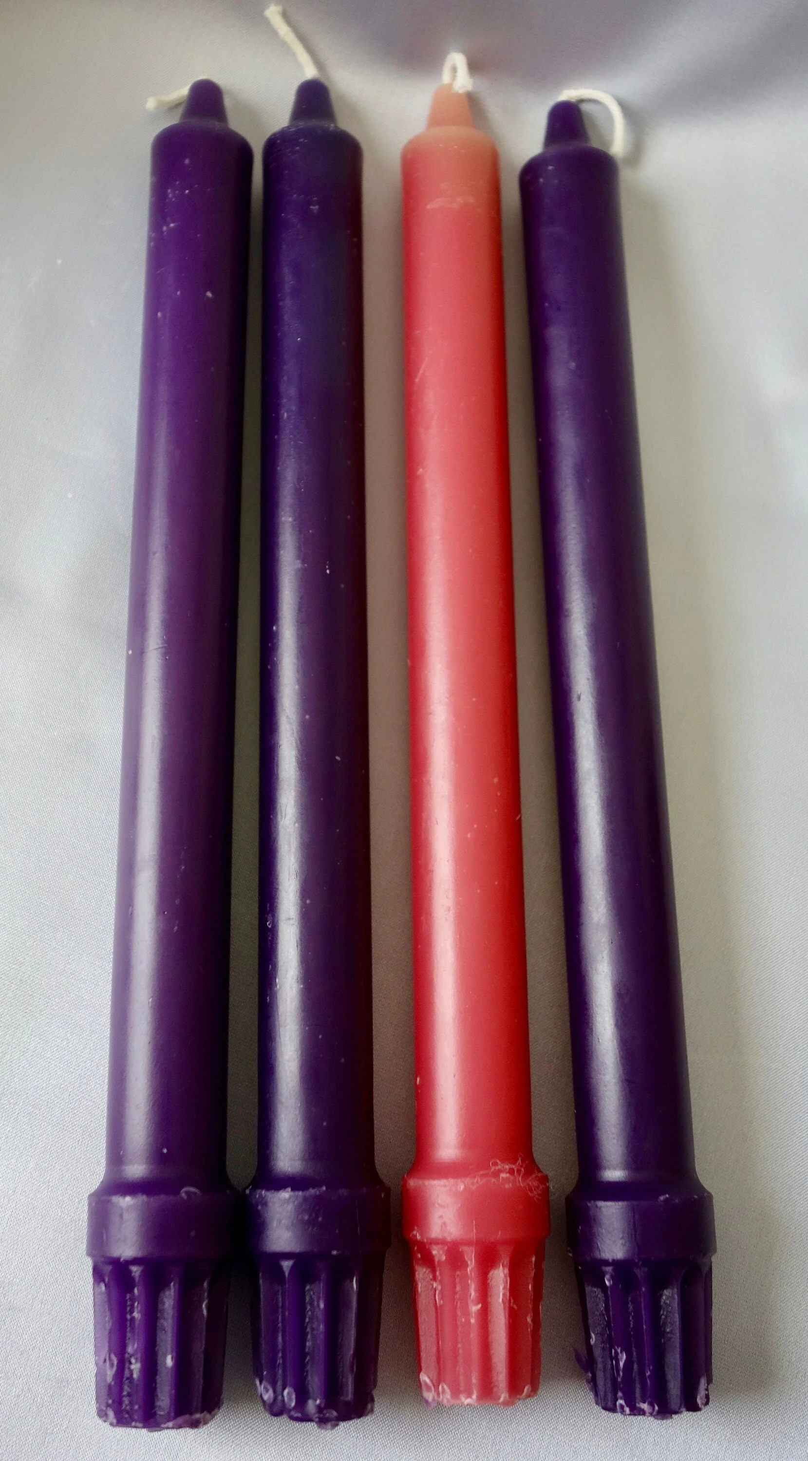 Beeswax Advent Tapers, Set of 4 10 inch Colonial Style - Image 7