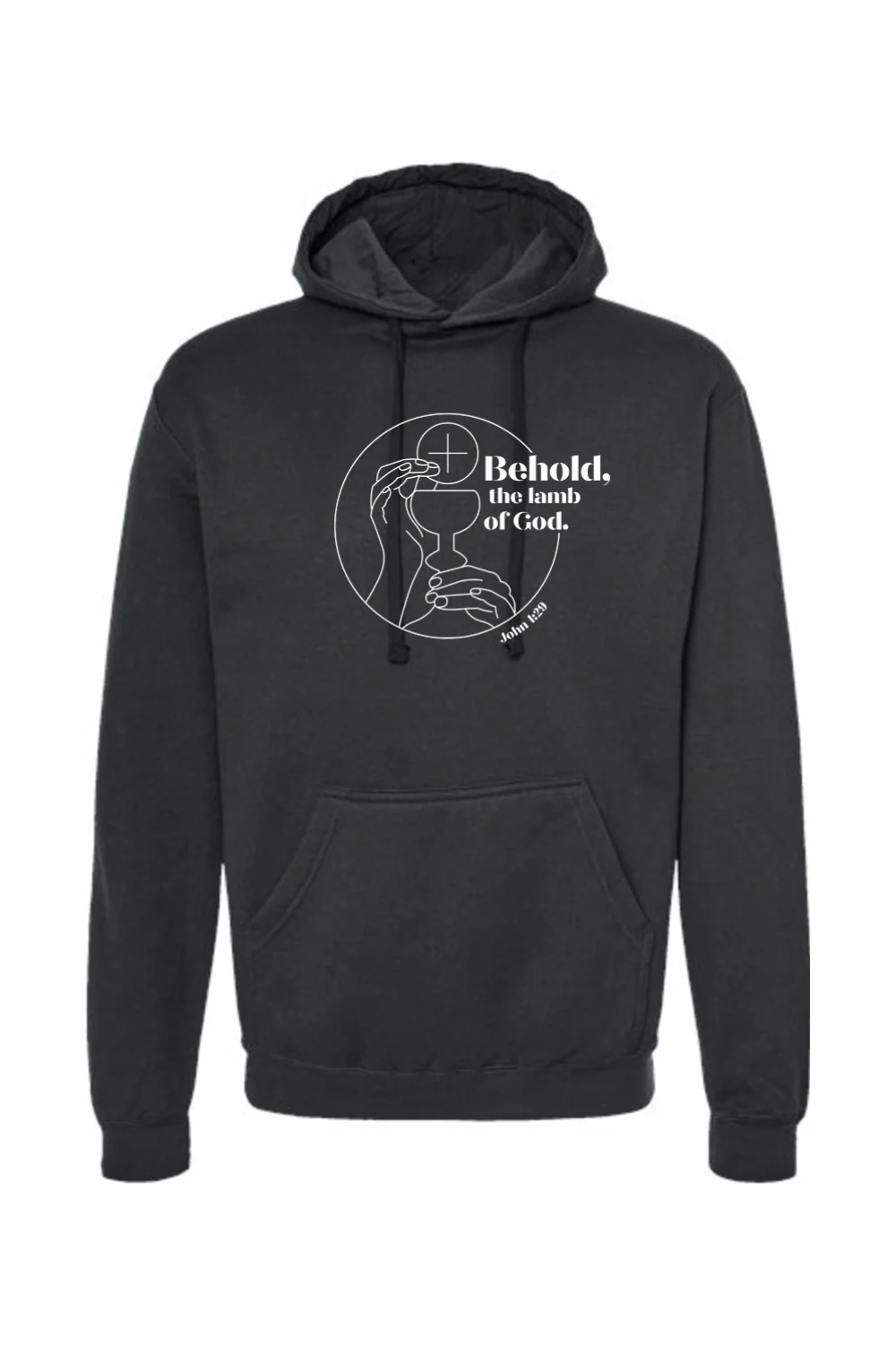 Behold, the Lamb of God - John 1:29 Hoodie Sweatshirt - Image 2