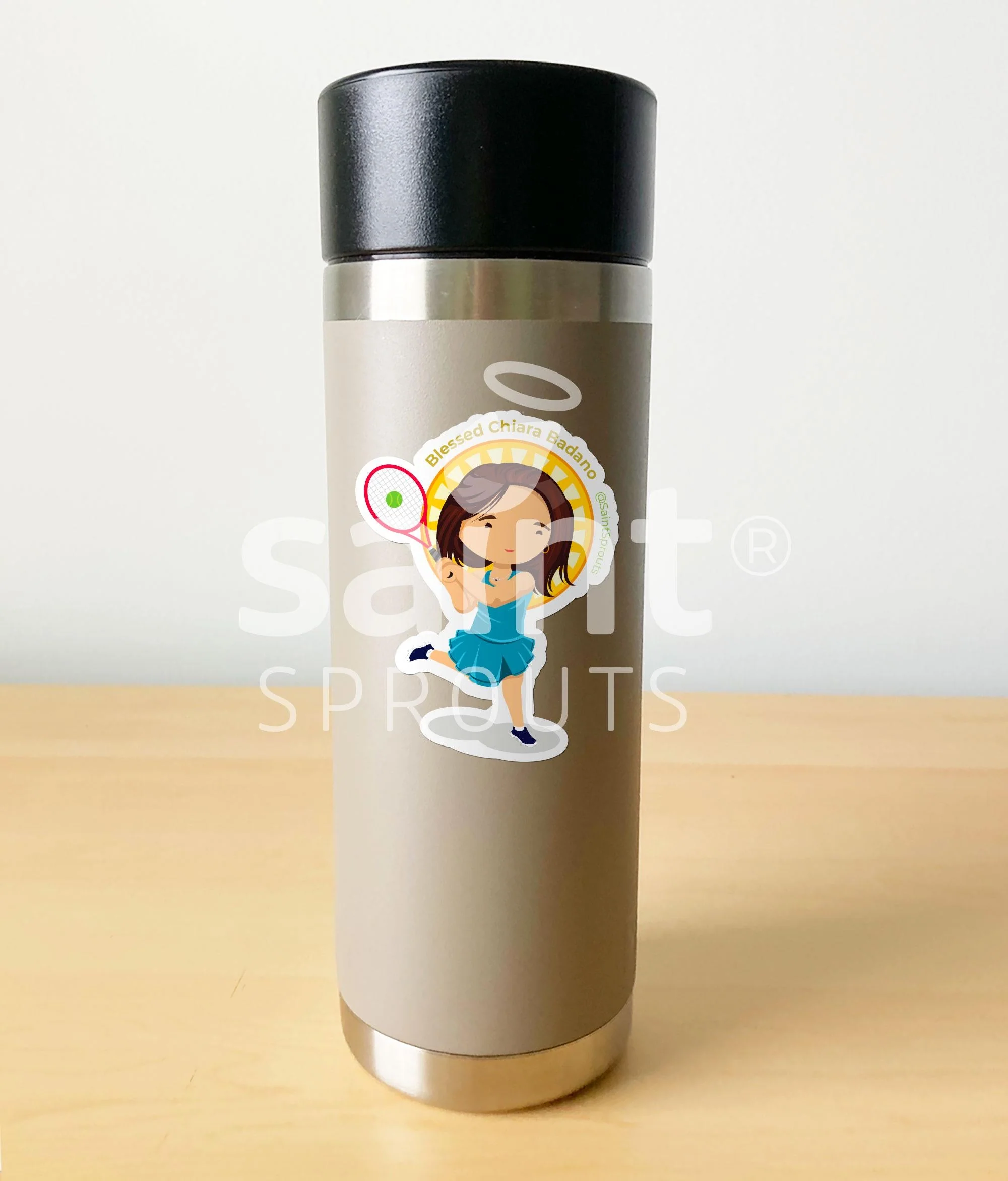 Blessed Chiara Luce Badano Catholic Sticker – Modern Teen Saint of Joyful Suffering - Image 3
