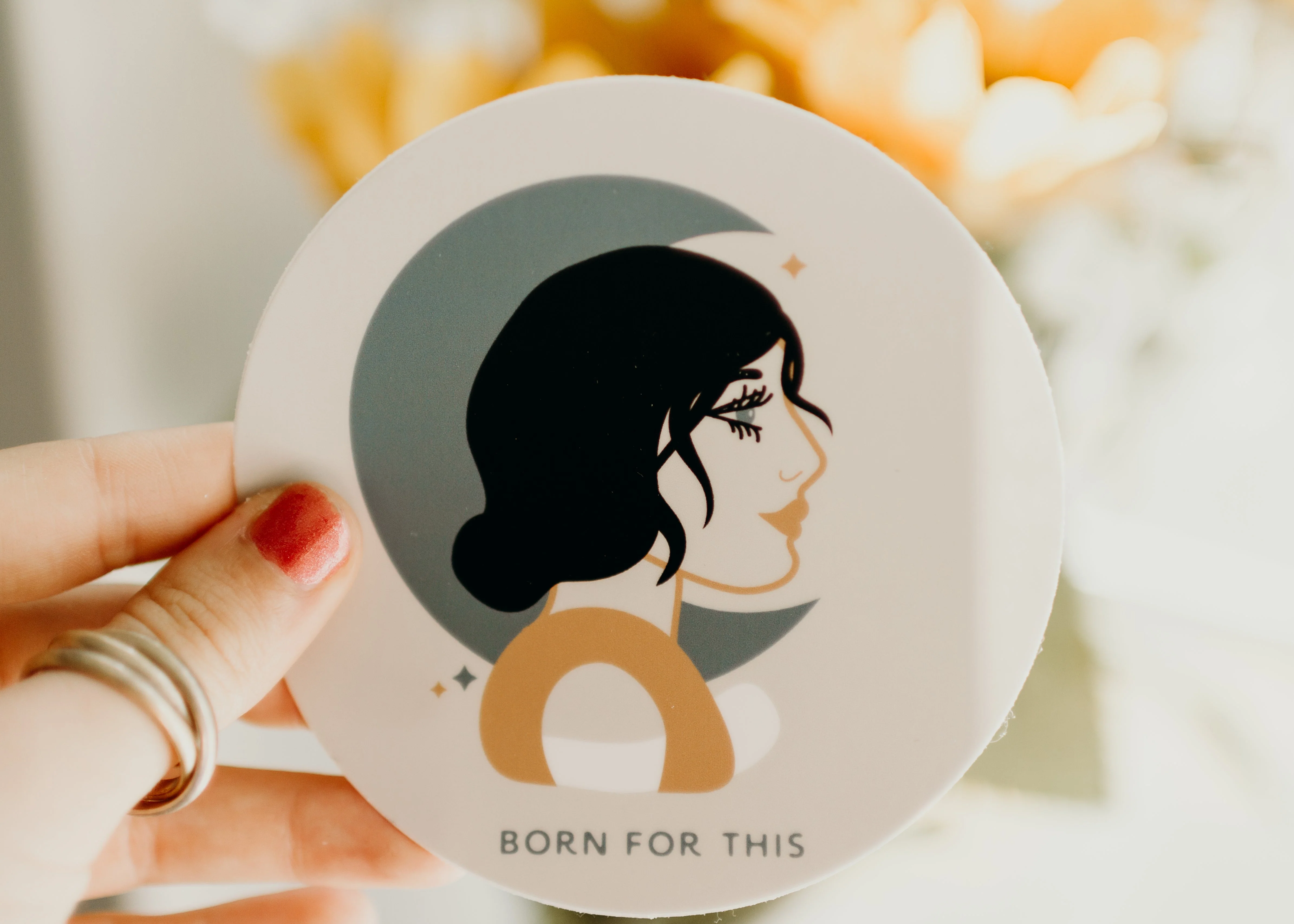Blessed Is She Classic Stickers - Image 5