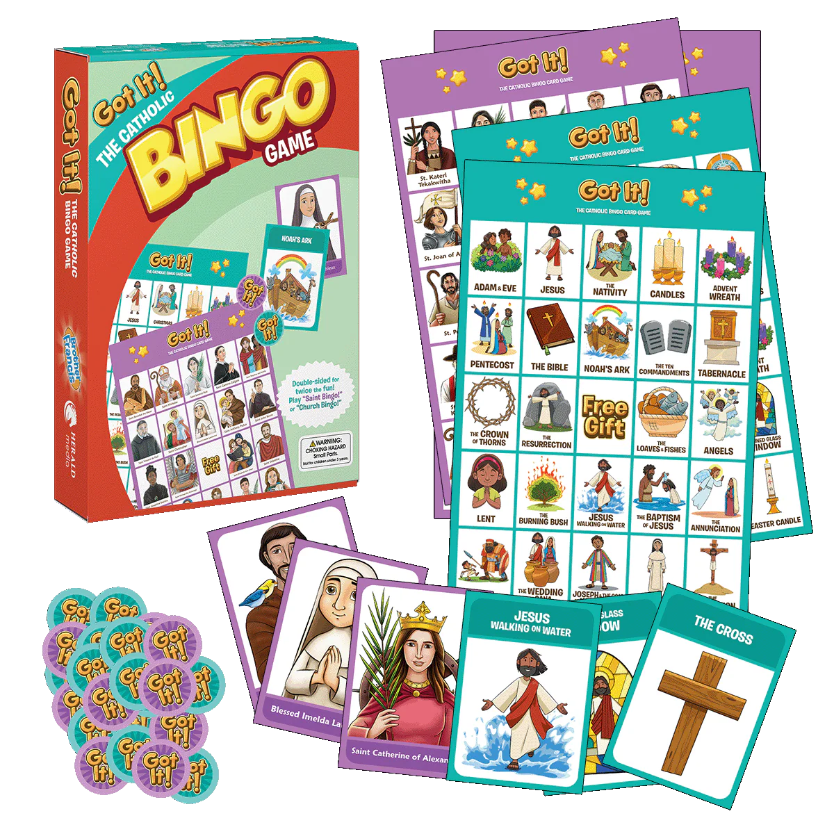 Brother Francis Catholic Game Bundle: Bingo, Choose, Fun-Fact-Faith - Image 3
