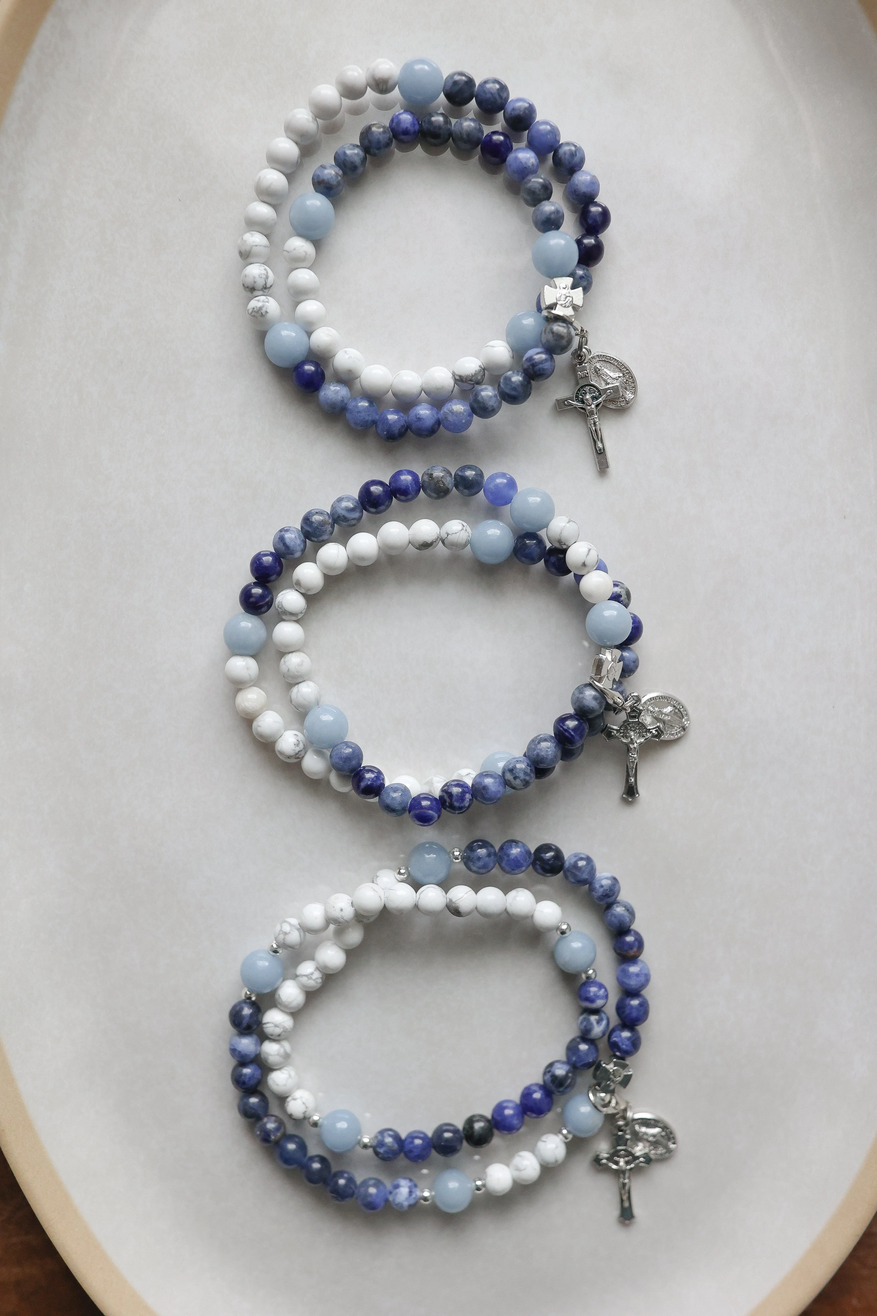 Calcutta | Stretch & Wrap Rosary Bracelet - Image 5