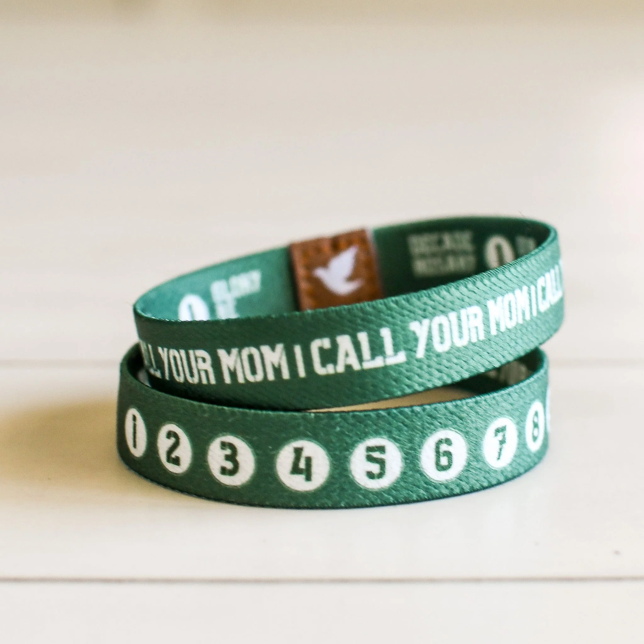 Call Your Mom Mens Rosary Bracelet - Image 4