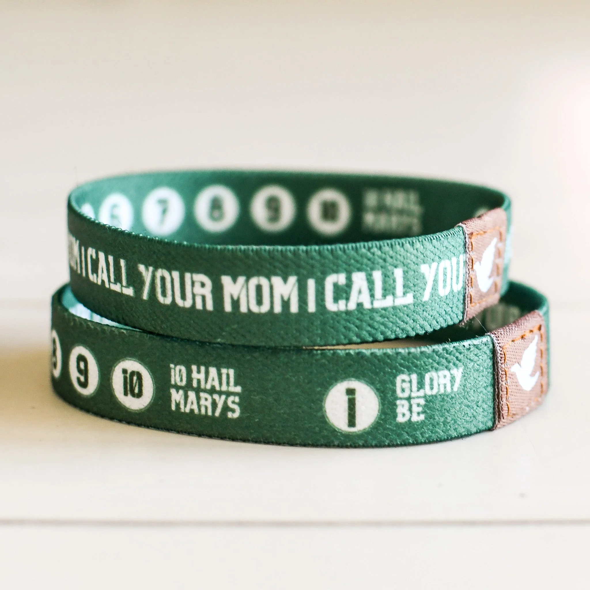 Call Your Mom Mens Rosary Bracelet - Image 5