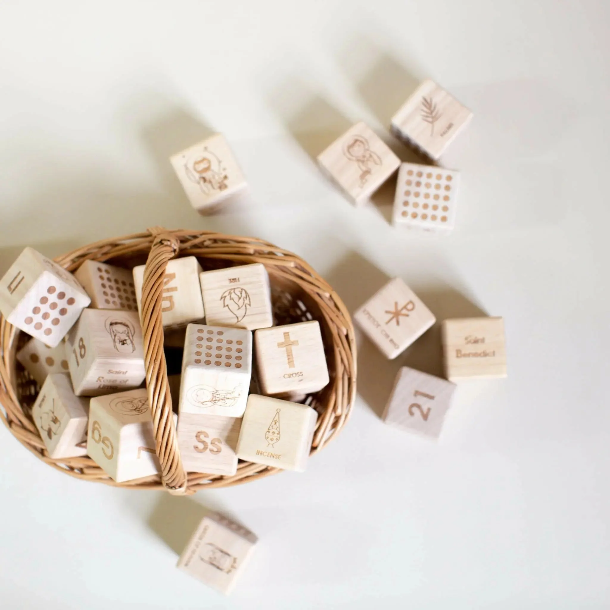 Catholic ABC Alphabet Blocks - Image 10