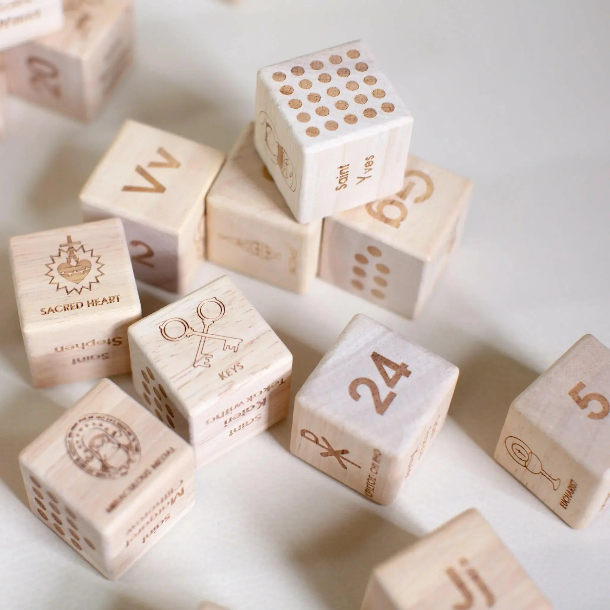 Catholic ABC Alphabet Blocks - Image 8