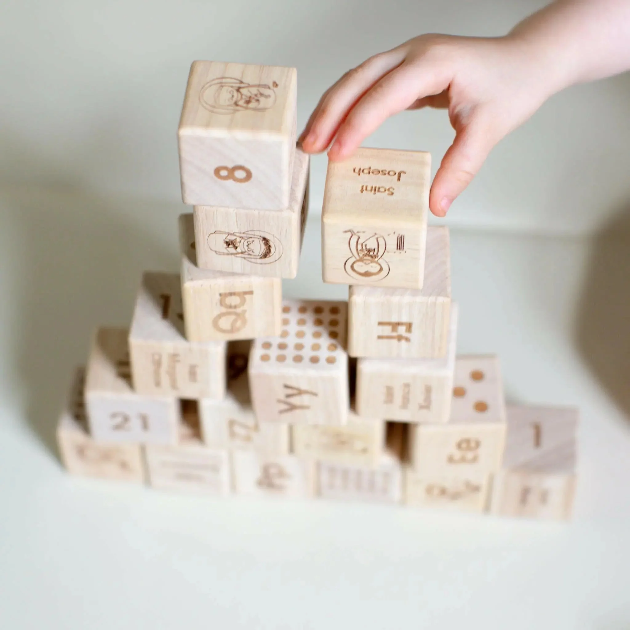 Catholic ABC Alphabet Blocks - Image 9