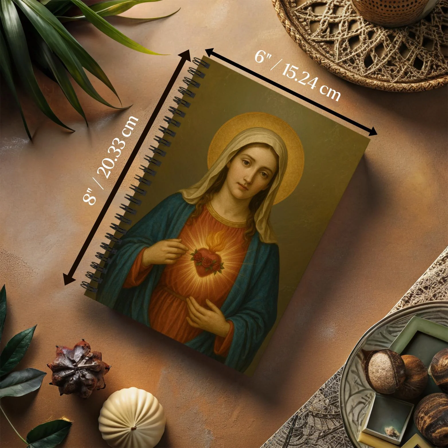 Immaculate Heart of Mary Journal Notebook - Image 3