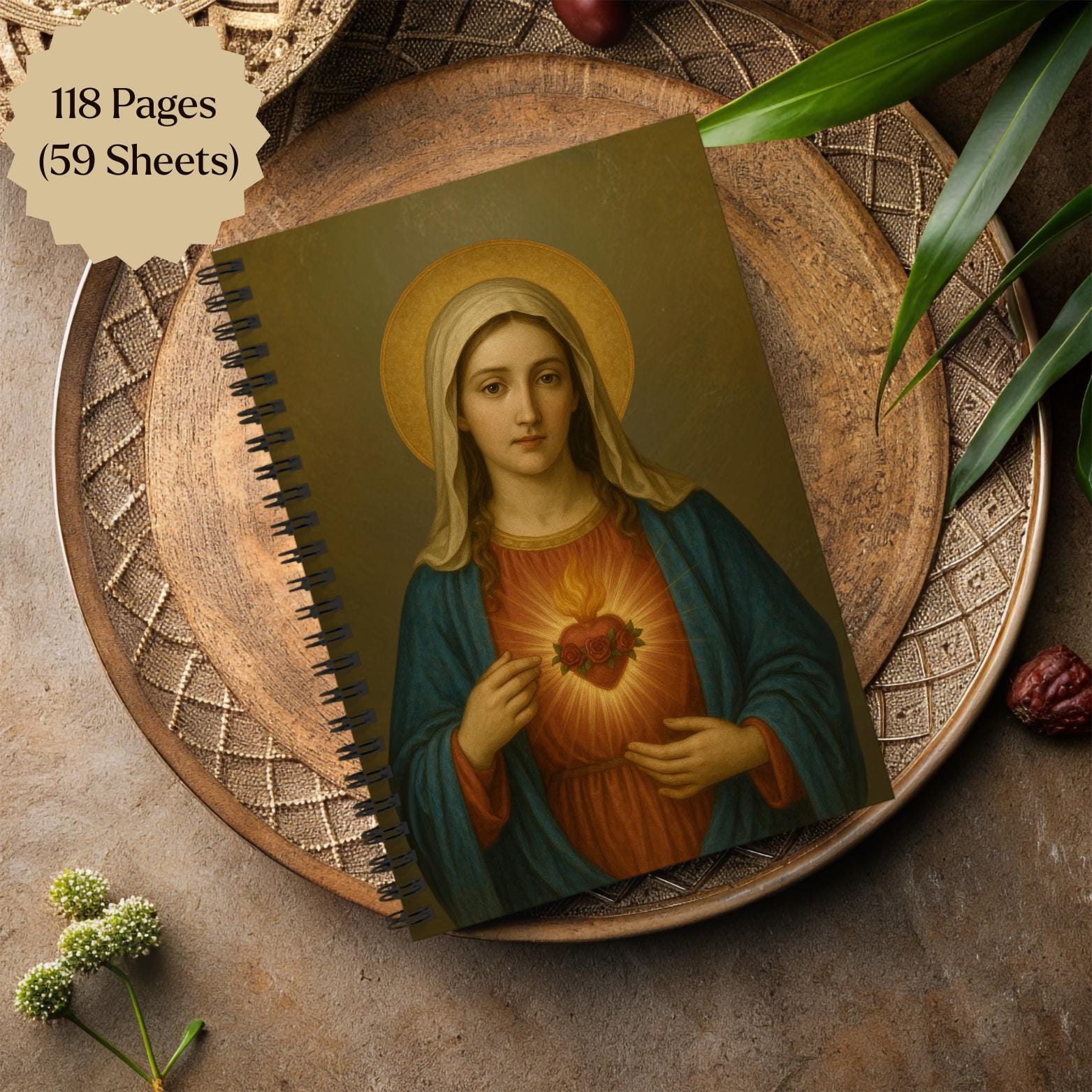 Immaculate Heart of Mary Journal Notebook - Image 5