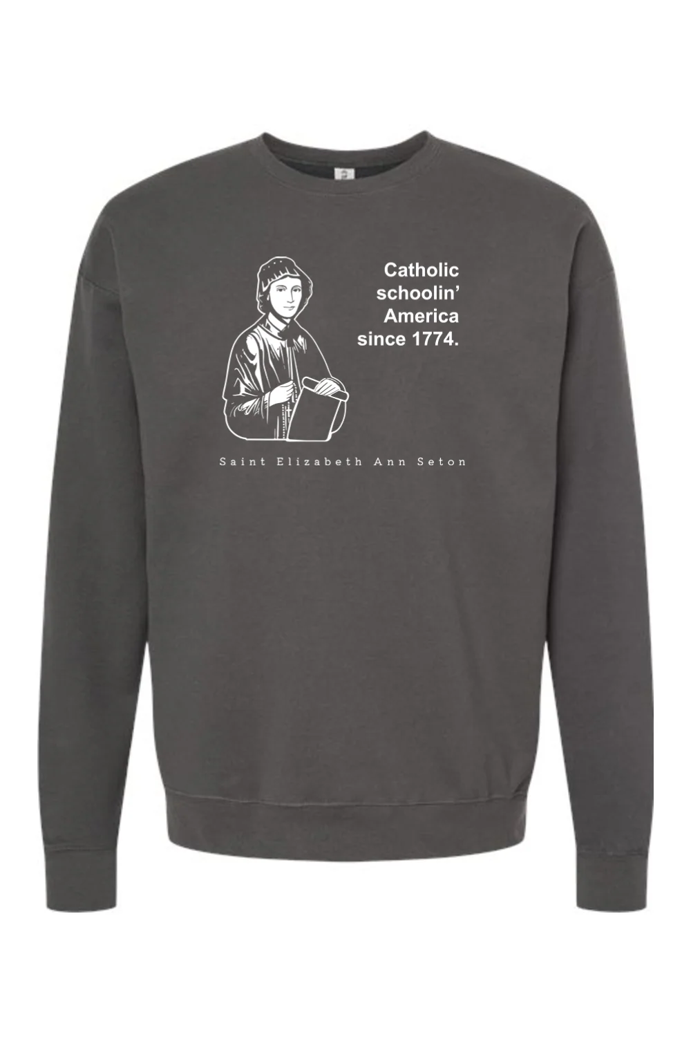 Catholic Schoolin' - St. Elizabeth Ann Seton - Crewneck Sweatshirt - Image 3
