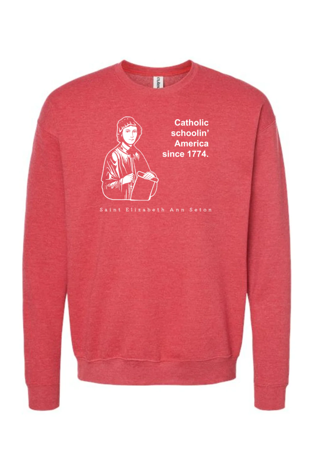 Catholic Schoolin' - St. Elizabeth Ann Seton - Crewneck Sweatshirt - Image 7