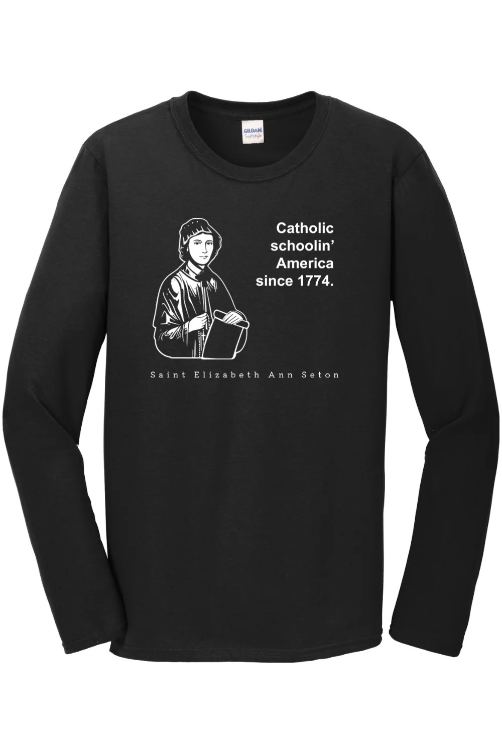 Catholic Schoolin' - St. Elizabeth Ann Seton Long Sleeve - Image 5