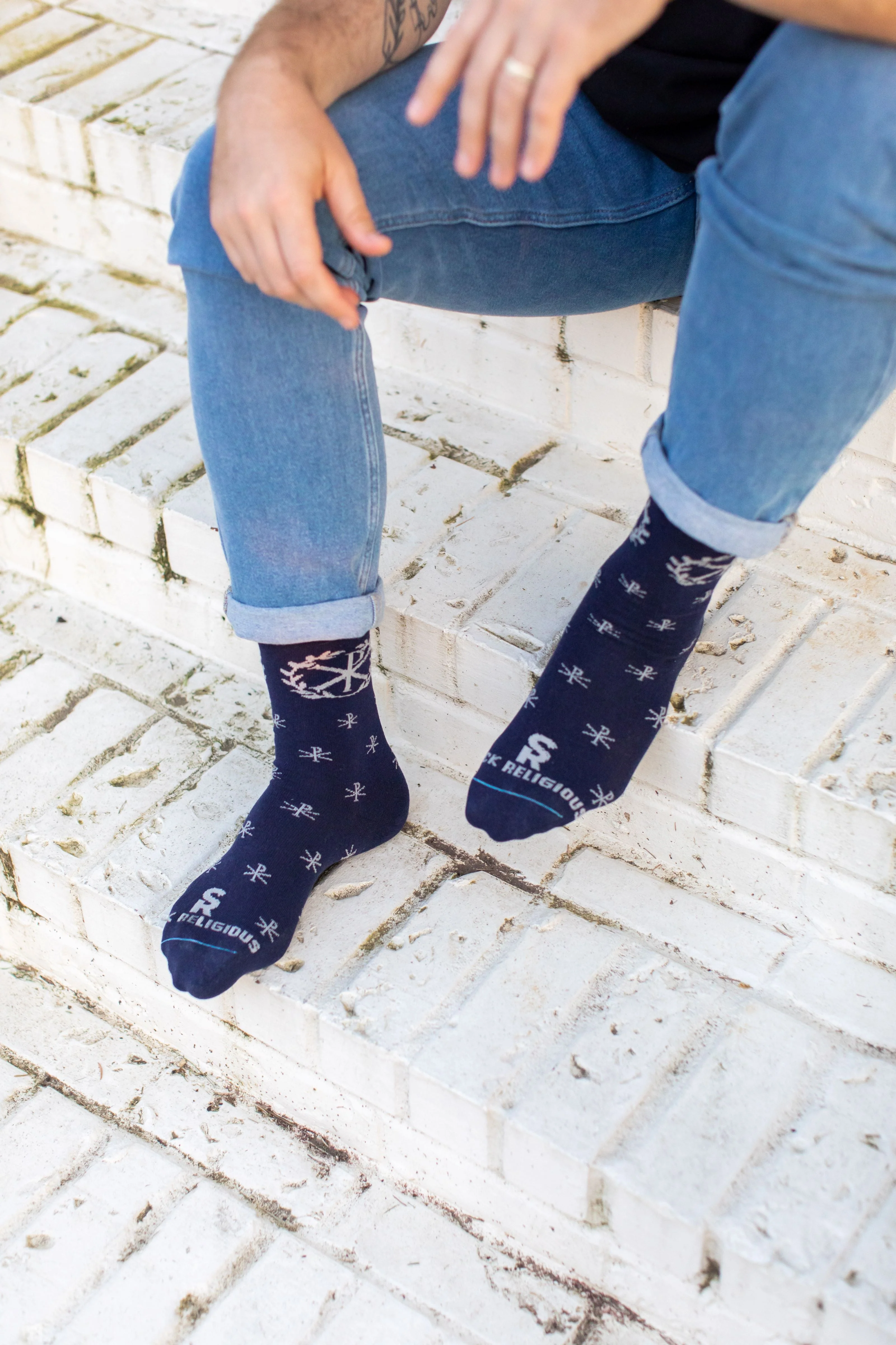 Chi Rho Adult Socks - Image 2