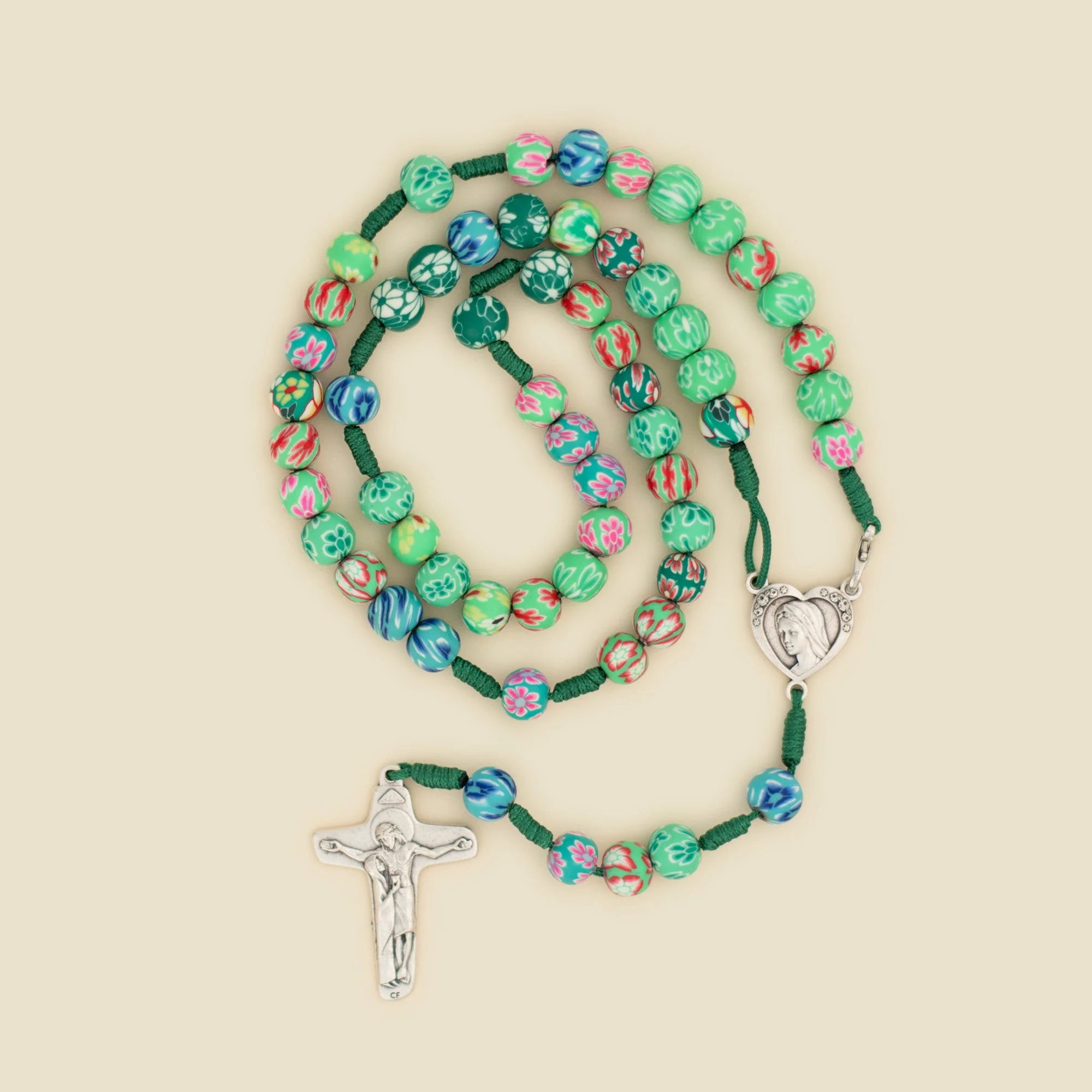 Children's Rosary, Green - Image 2
