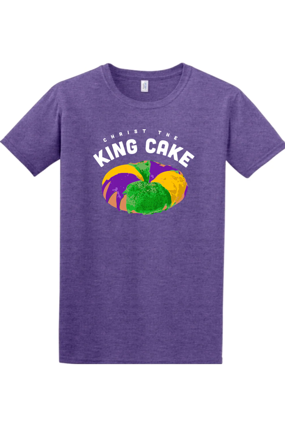 Christ the King Cake Adult T-Shirt - Image 3