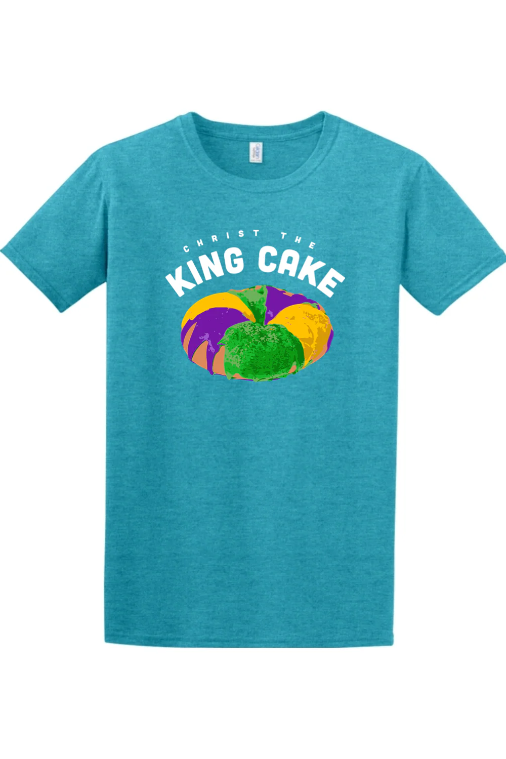 Christ the King Cake Adult T-Shirt - Image 4