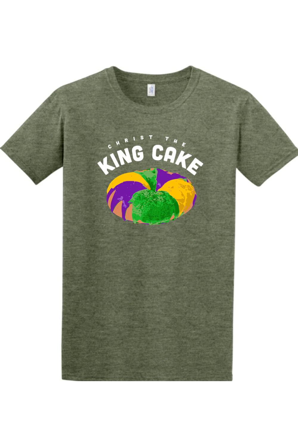 Christ the King Cake Adult T-Shirt - Image 5