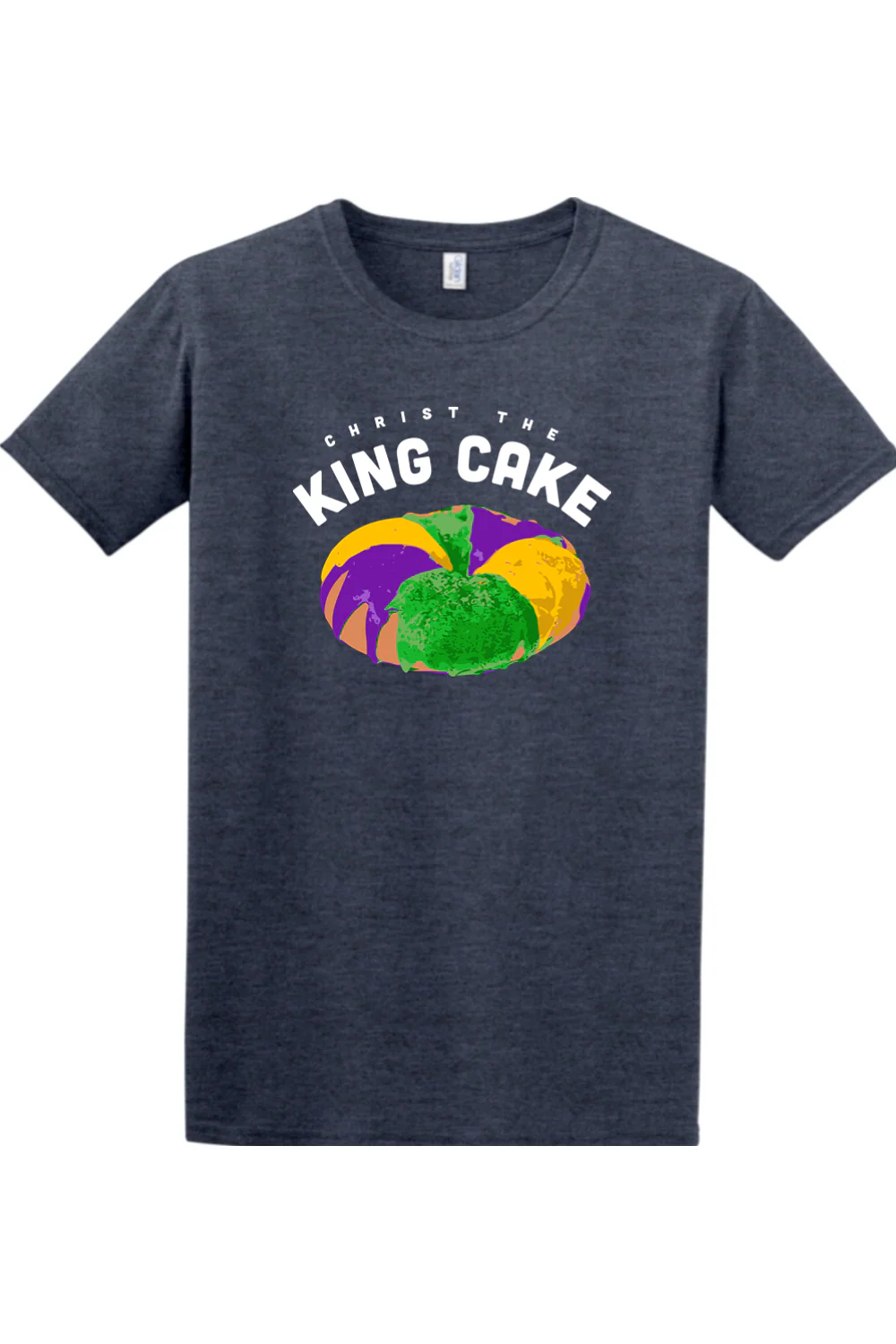Christ the King Cake Adult T-Shirt - Image 7