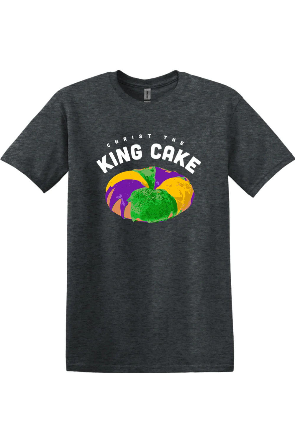 Christ the King Cake Adult T-Shirt - Image 8