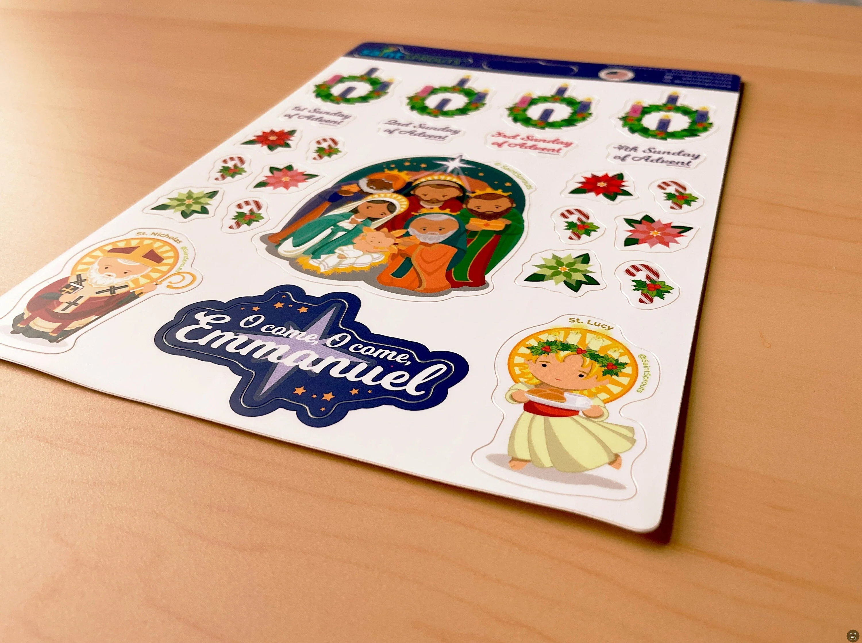Christmas Stickers Sheets Advent Season - Image 2