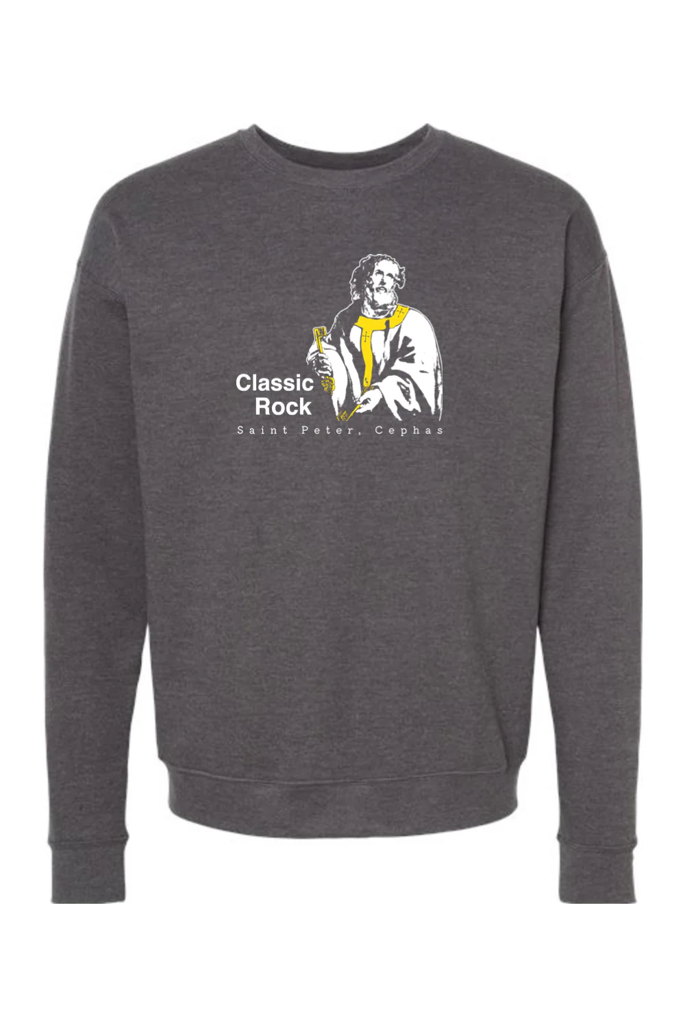 Classic Rock - St. Peter, Cephas Crewneck Sweatshirt - Image 5