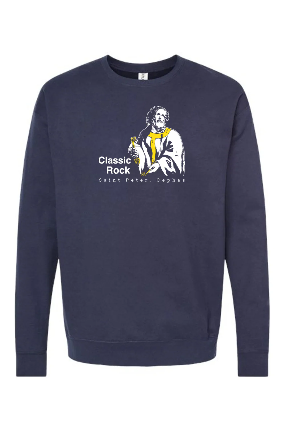 Classic Rock - St. Peter, Cephas Crewneck Sweatshirt - Image 8