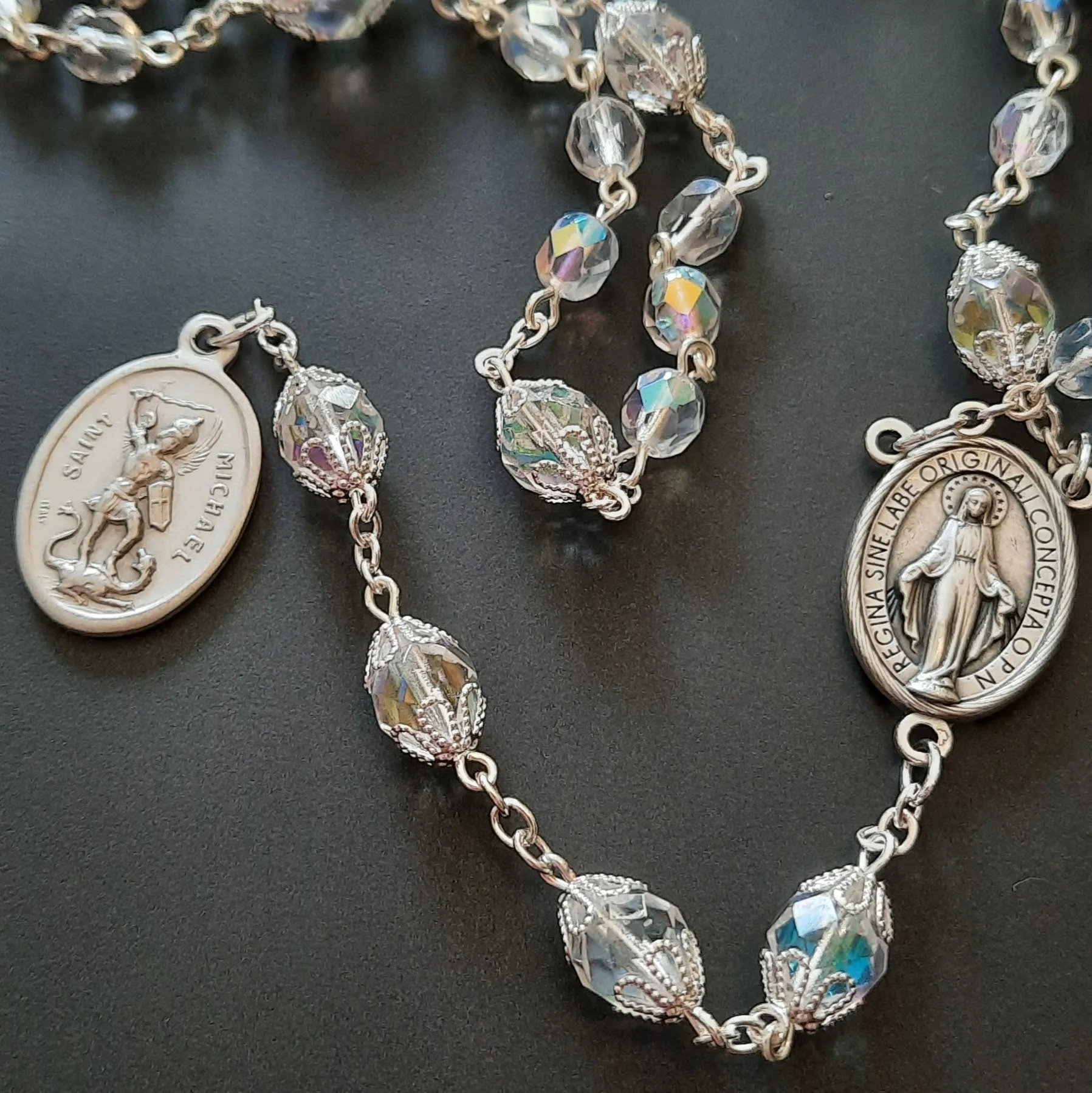 Clear St Michael chaplet