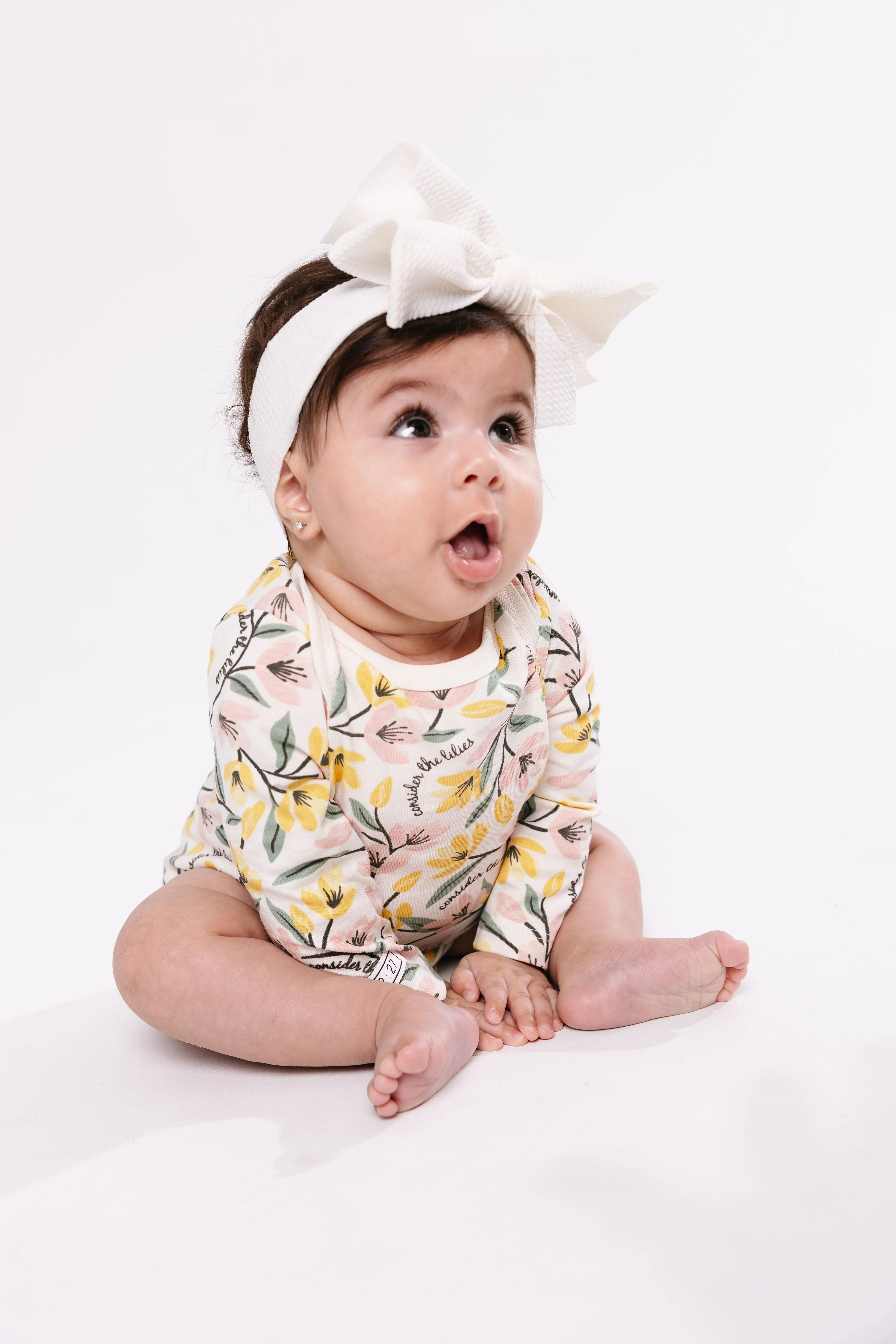 Consider the Lilies Long Sleeve Bodysuit Cotton - Image 2