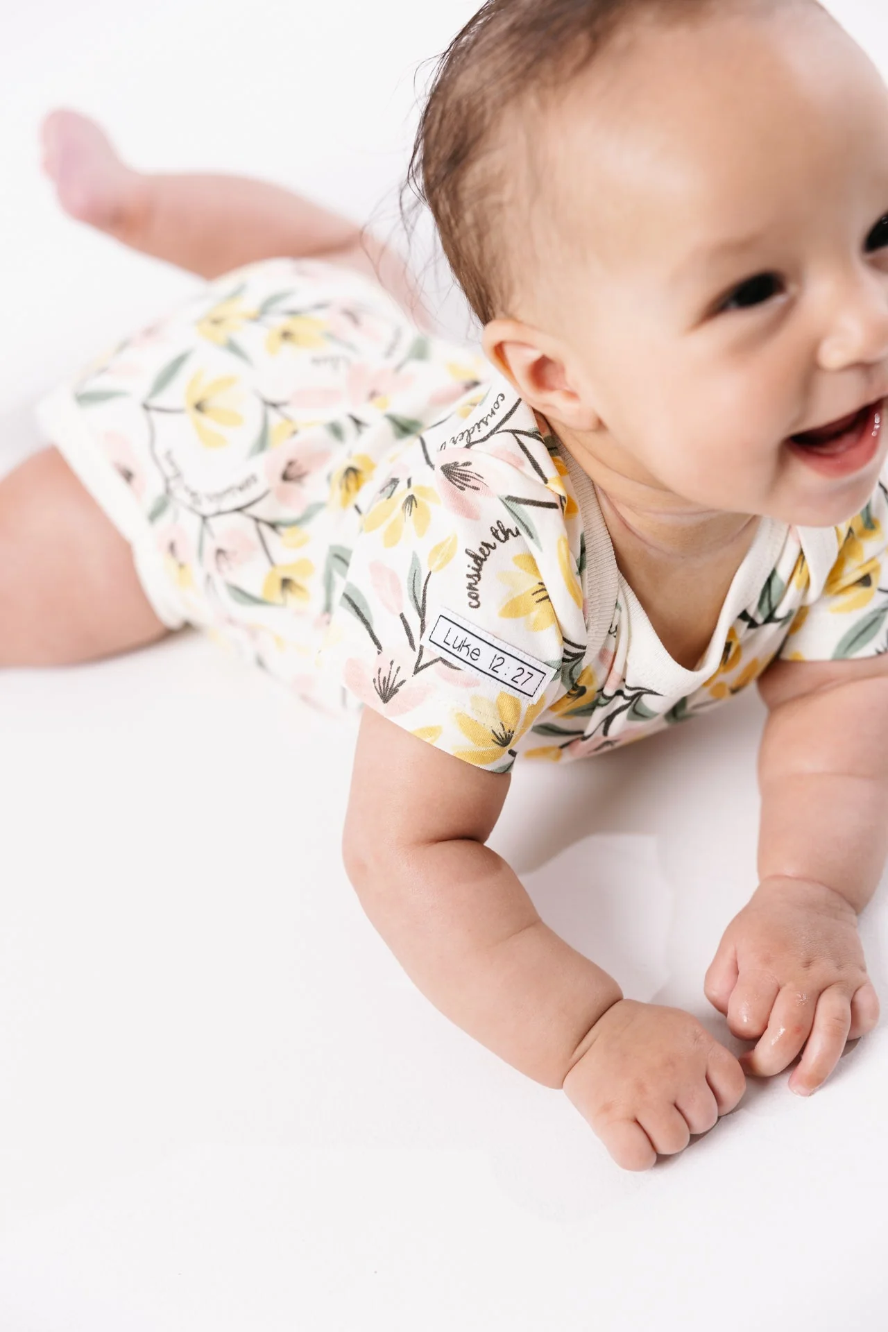 Consider the Lilies Short Sleeve Bodysuit Cotton - Image 3