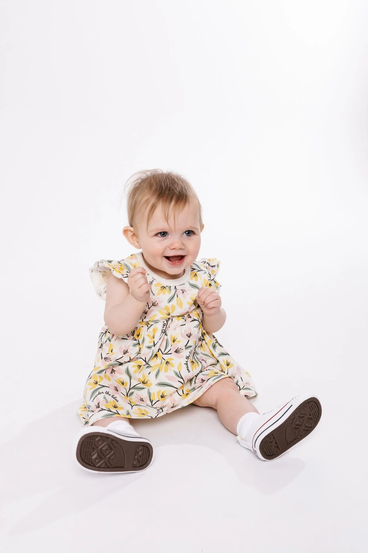 Consider the Lilies Short Sleeve Twirl Dress Bodysuit Cotton - Image 2