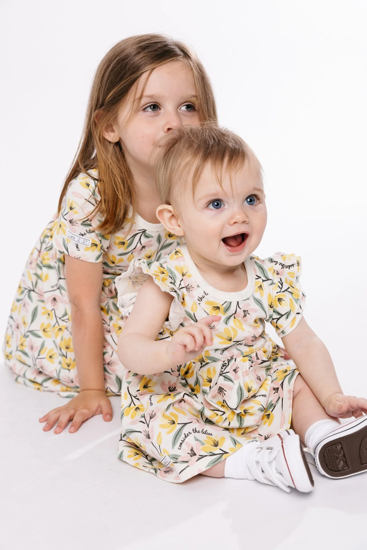 Consider the Lilies Short Sleeve Twirl Dress Bodysuit Cotton - Image 6