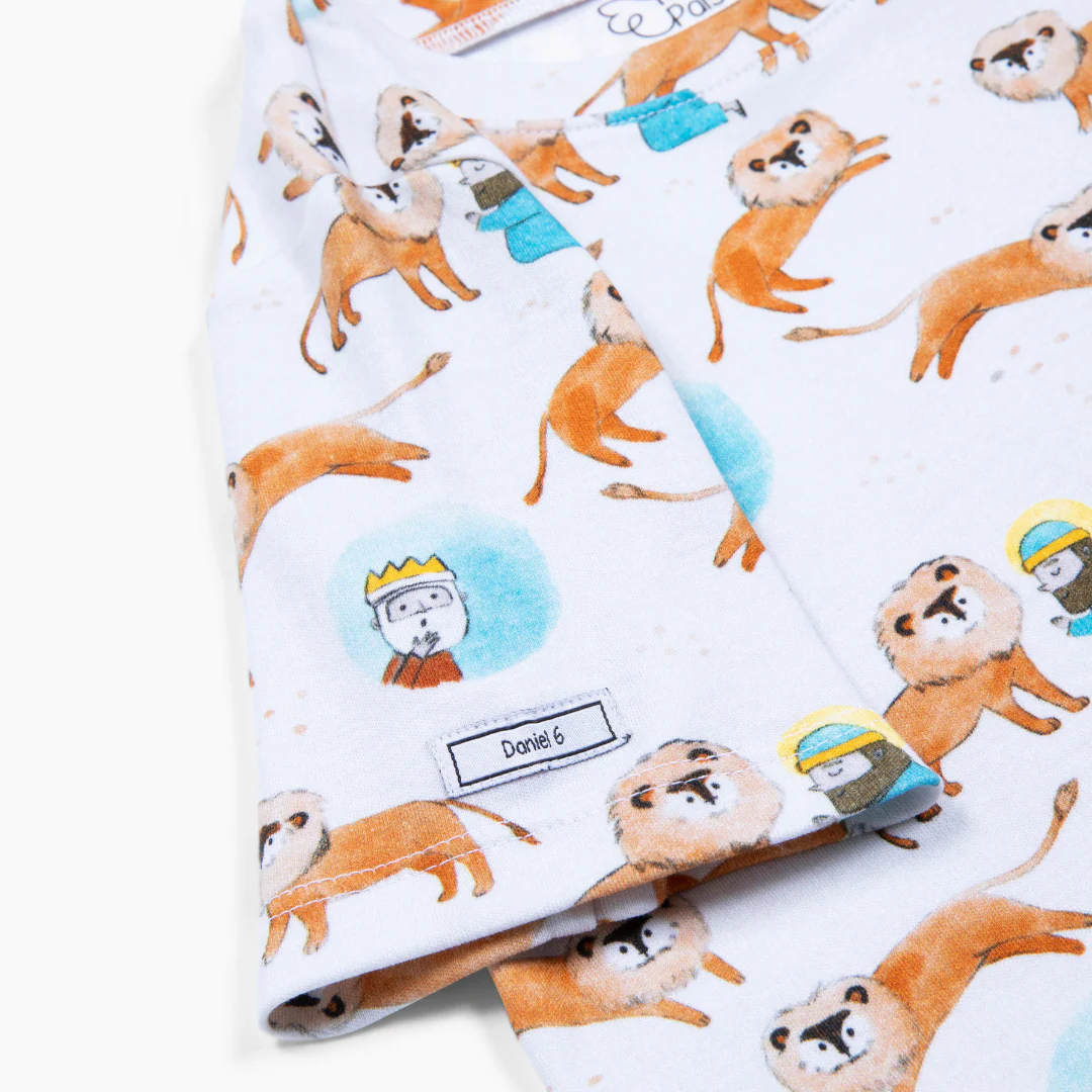 Daniel & The Lions Den PJ Shorts Set Cotton - Image 5