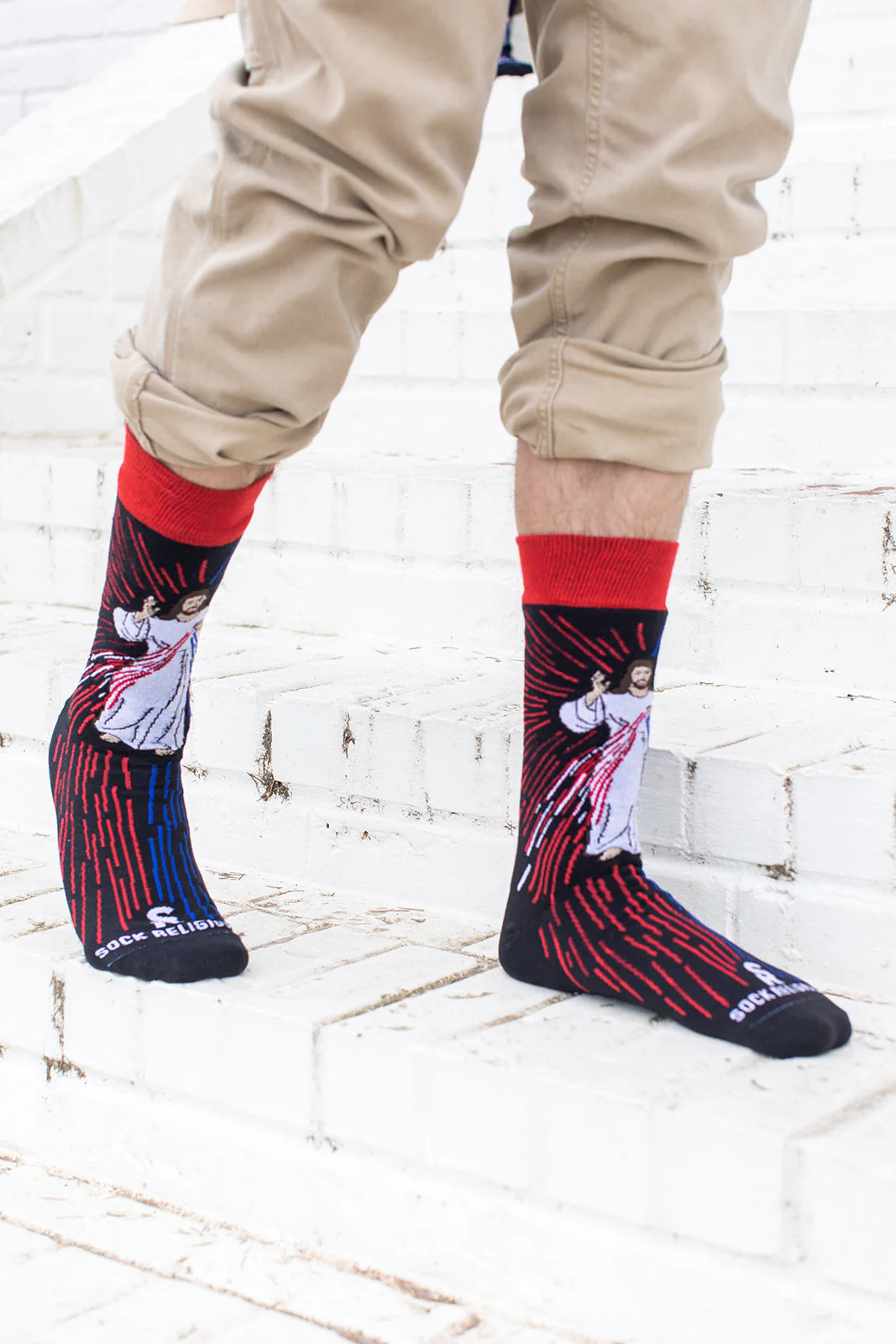 Divine Mercy Adult Socks - Image 3